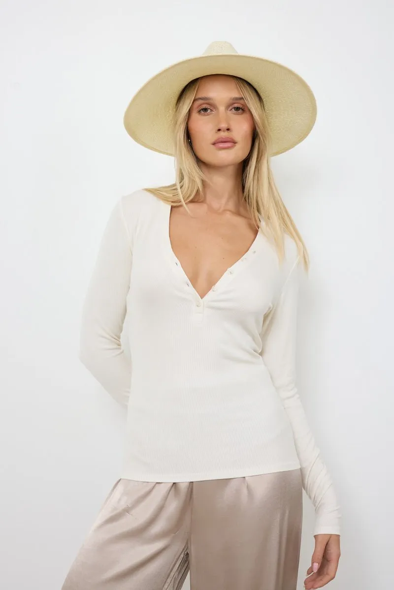 EVERLY LONG SLEEVE TOP sold by LAmade product image thumbnail 4