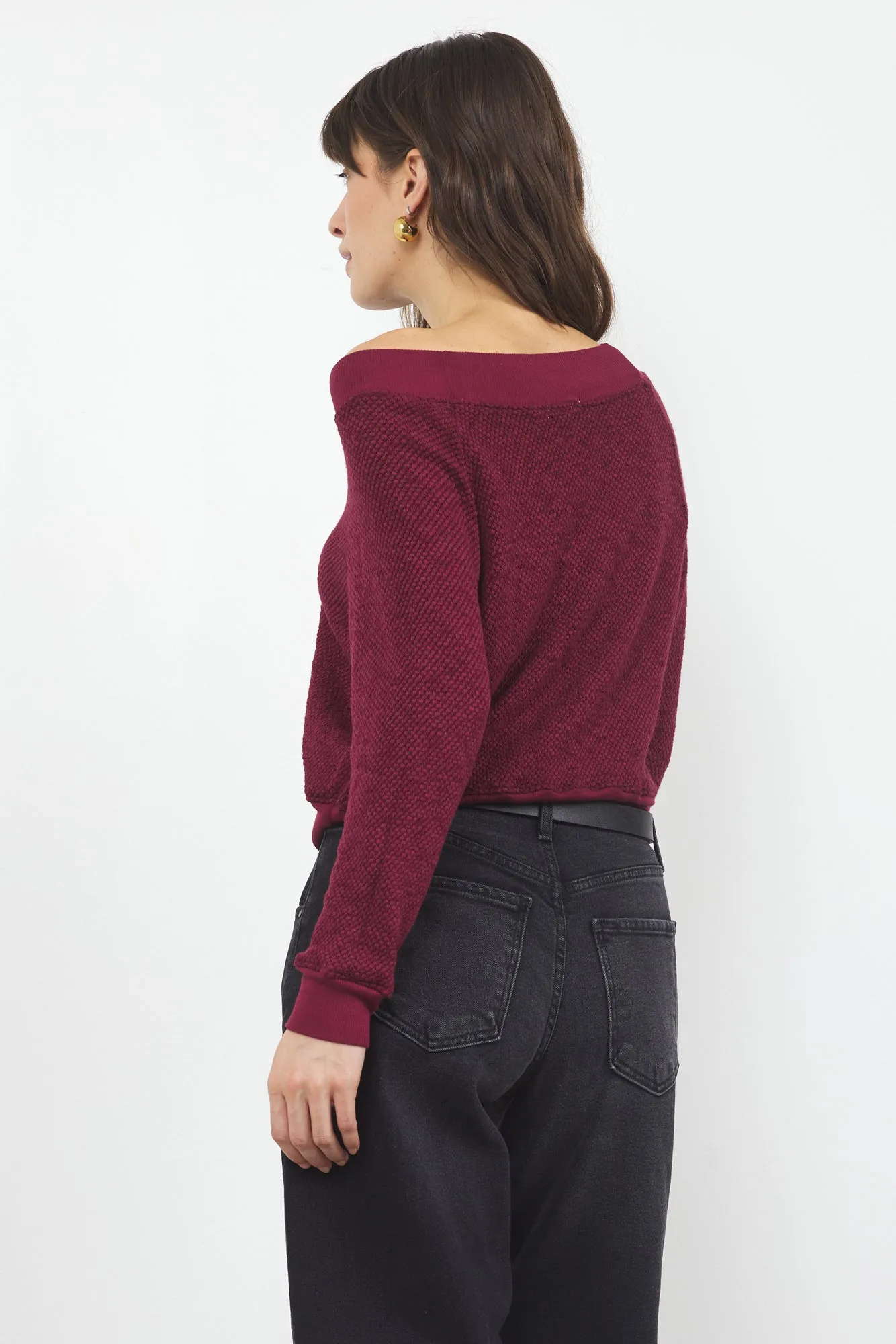 CAROL OFF SHOULDER PULLOVER sold by LAmade product image thumbnail 4