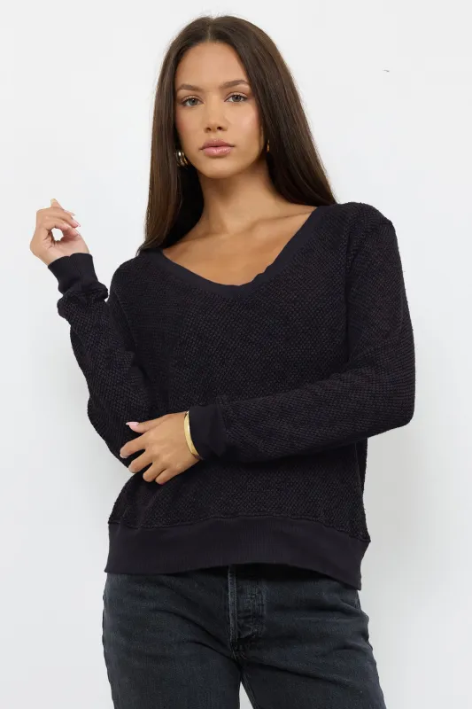 GABRIELLE V NECK PULLOVER sold by LAmade