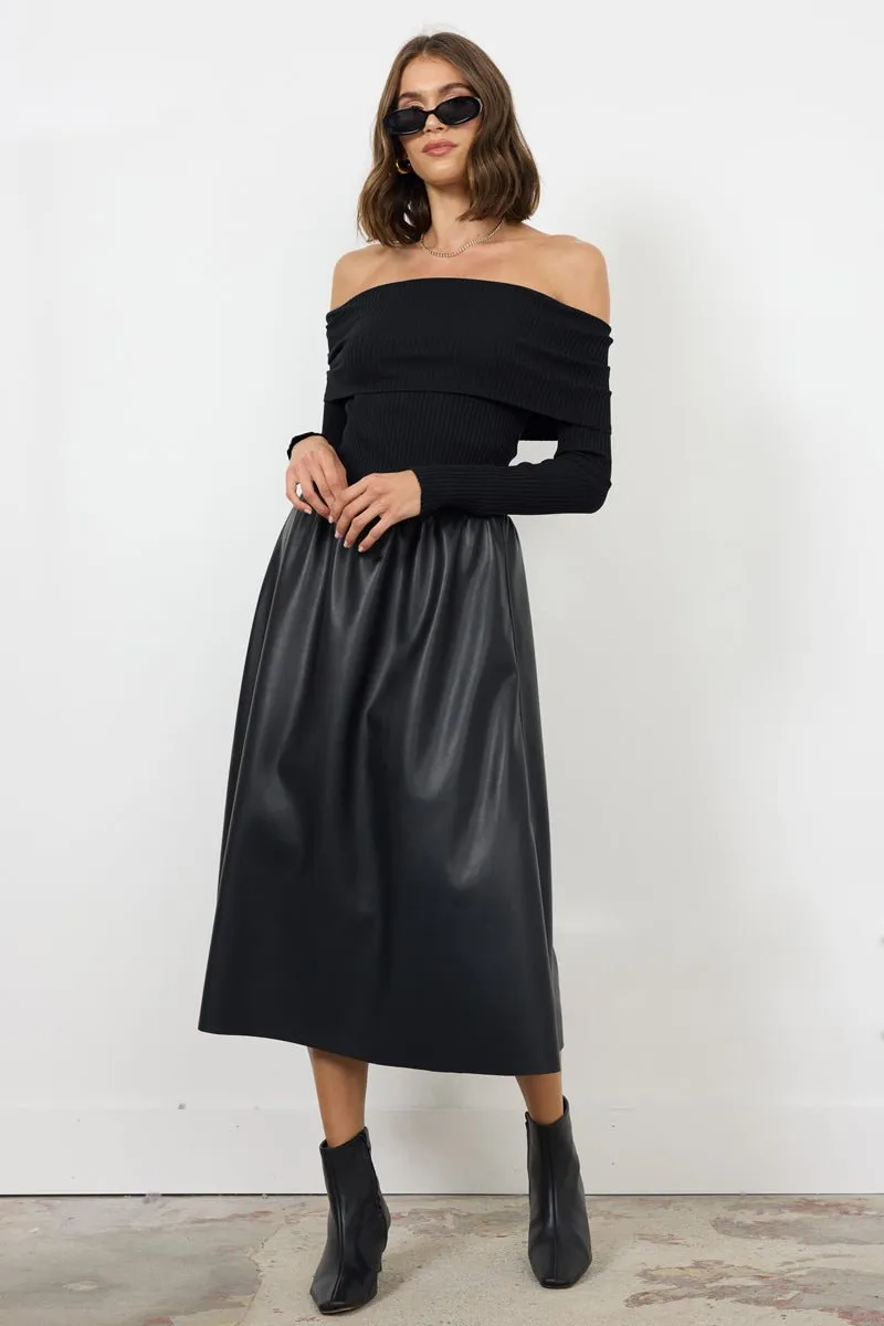 KAYLA OFF SHOULDER LONG SLEEVE TOP - FINAL SALE sold by LAmade product image thumbnail 2