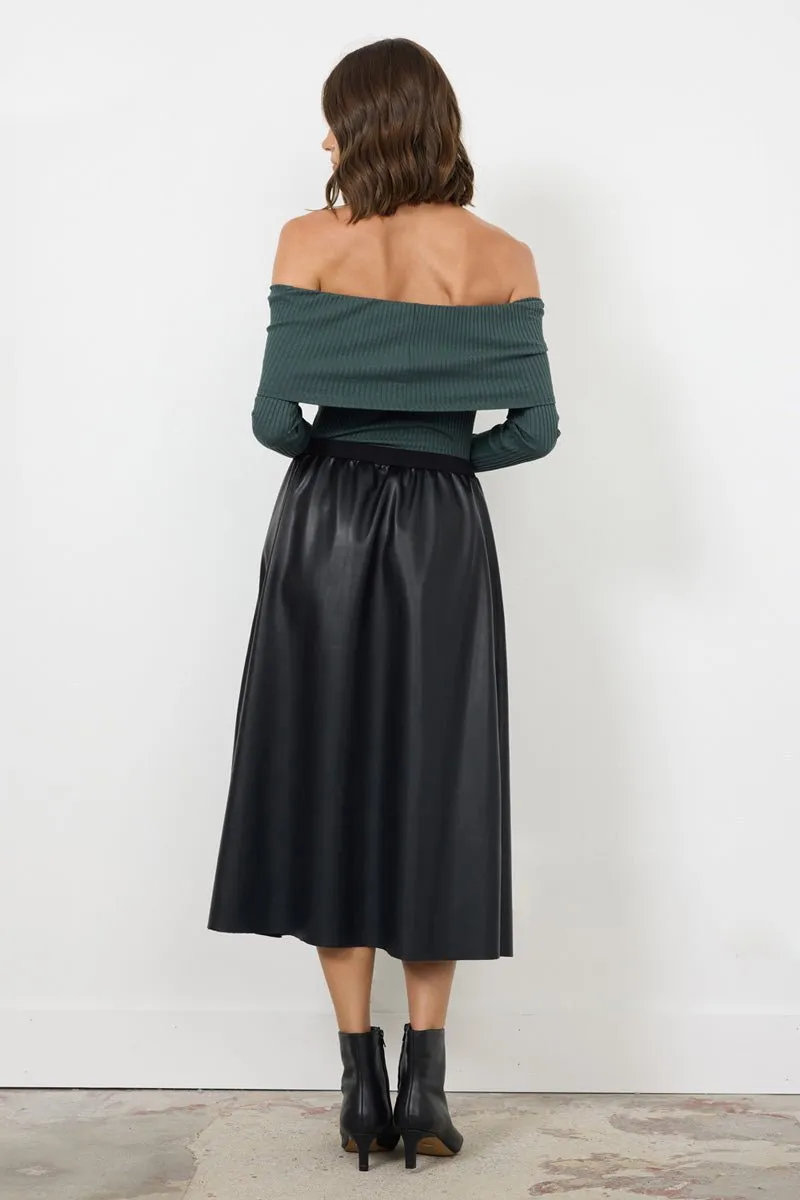 KAYLA OFF SHOULDER LONG SLEEVE TOP - FINAL SALE sold by LAmade product image thumbnail 4