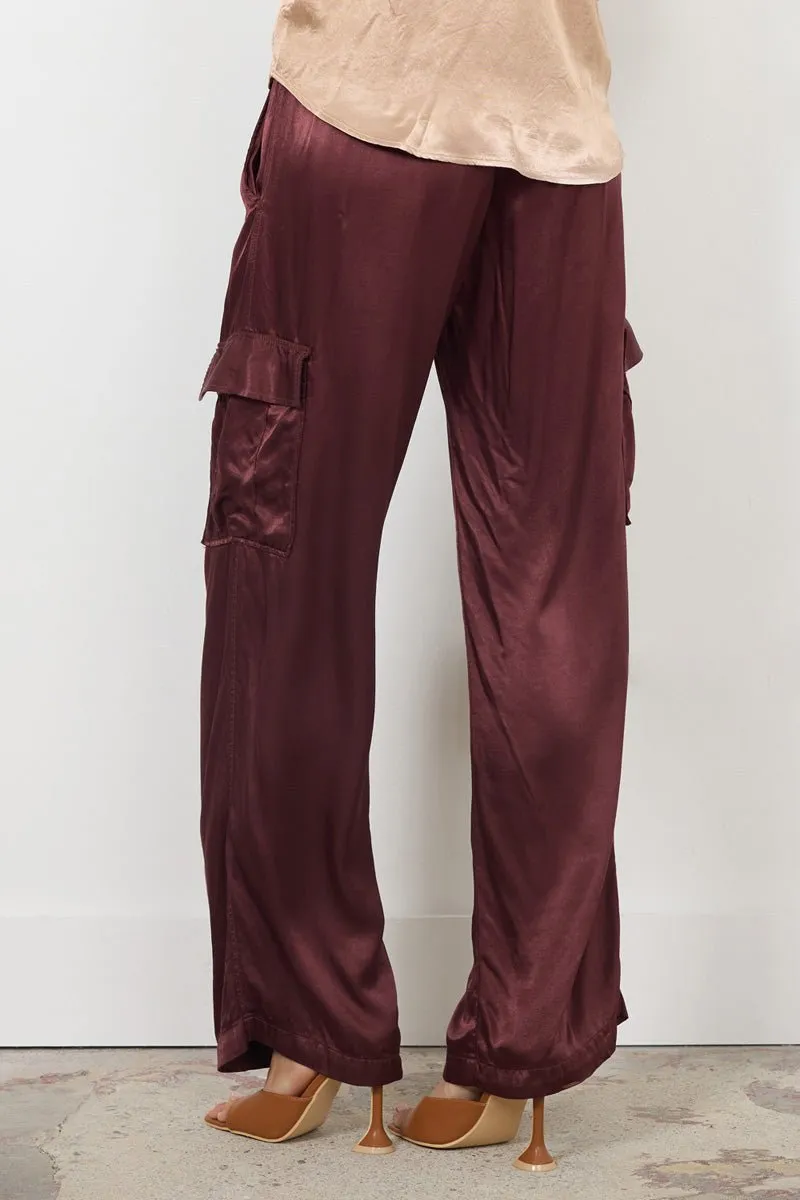 WIDE SILKY CARGO LONG PANT - FINAL SALE sold by LAmade product image thumbnail 4