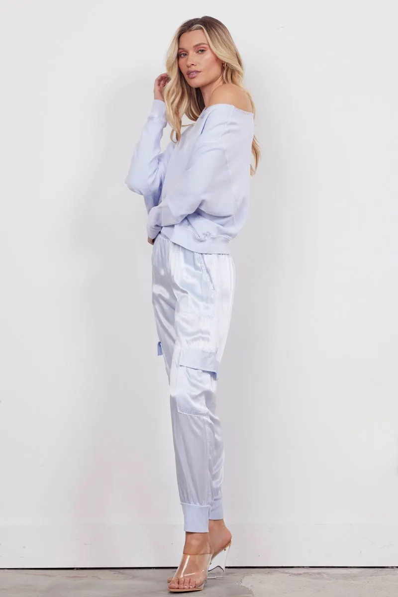 SATIN CARGO JOGGER - FINAL SALE sold by LAmade product image thumbnail 3