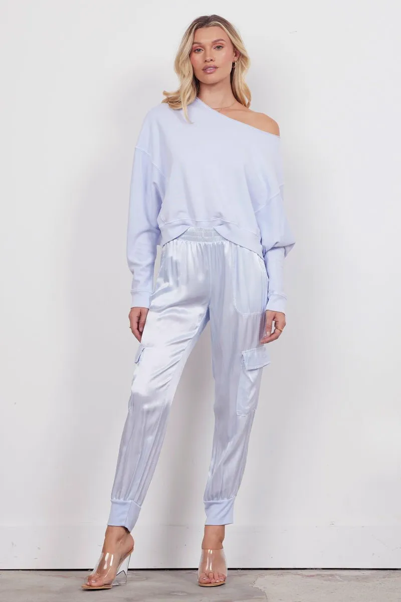 SATIN CARGO JOGGER - FINAL SALE sold by LAmade