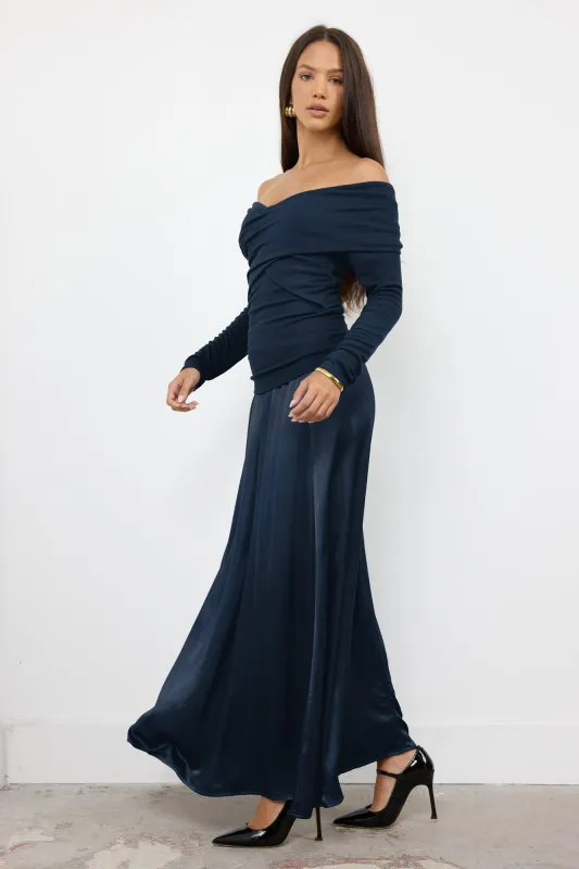 MAUREEN SATIN VOLUME SKIRT sold by LAmade