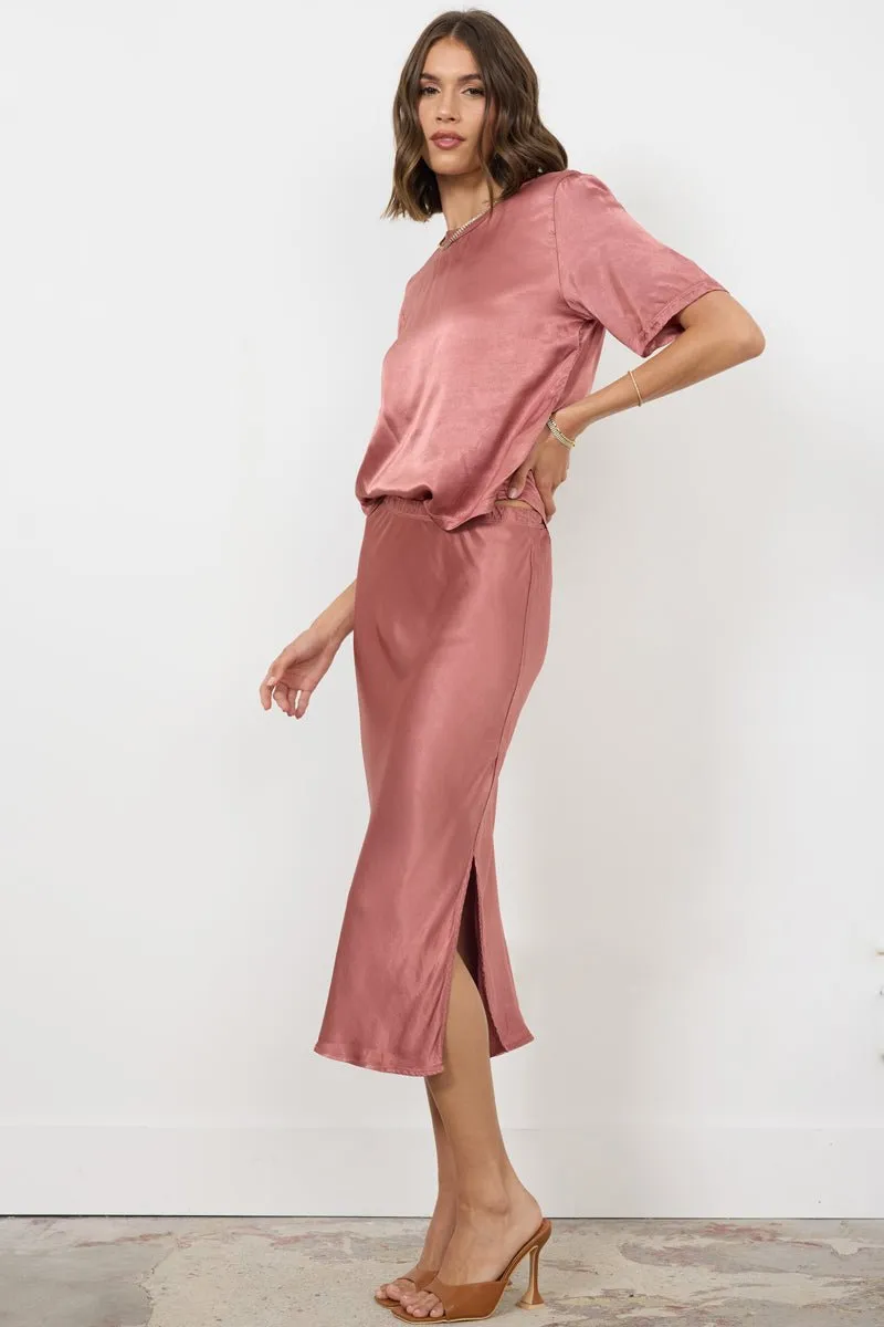 NIGHTS IN THE CITY SILKY TEE - FINAL SALE sold by LAmade product image thumbnail 4