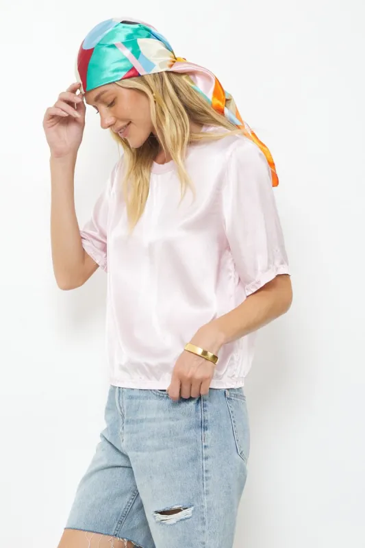 NIGHTS IN THE CITY SILKY TEE - FINAL SALE made by LAmade