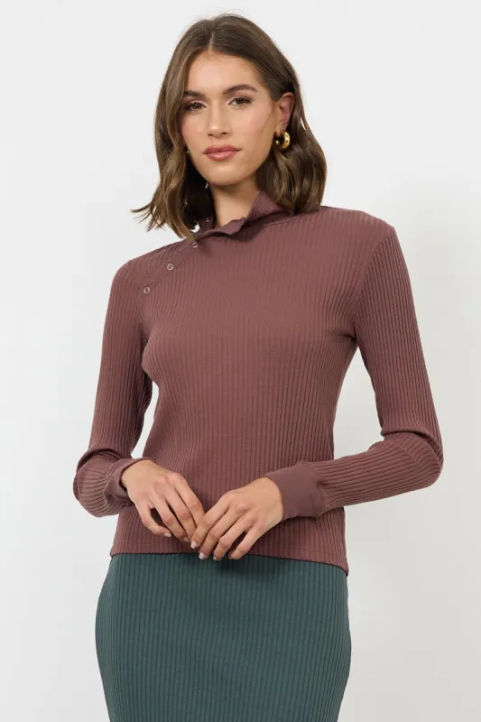 ANDRE LONG SLEEVE SNAP TURTLENECK - FINAL SALE sold by LAmade