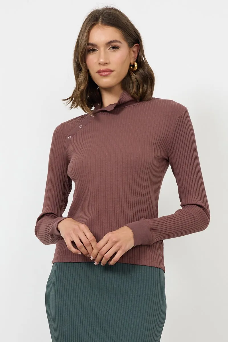 ANDRE LONG SLEEVE SNAP TURTLENECK - FINAL SALE sold by LAmade