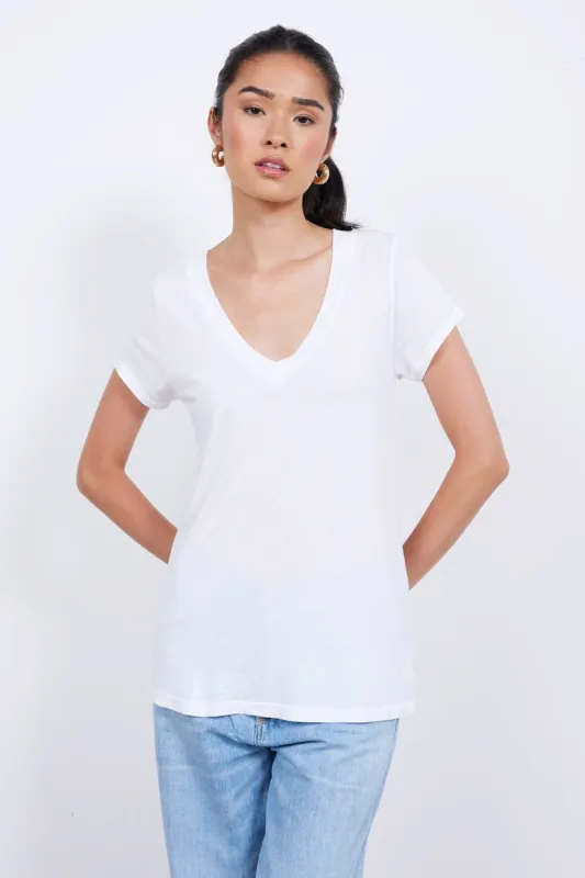 LOW V NECK BOYFRIEND TEE sold by LAmade