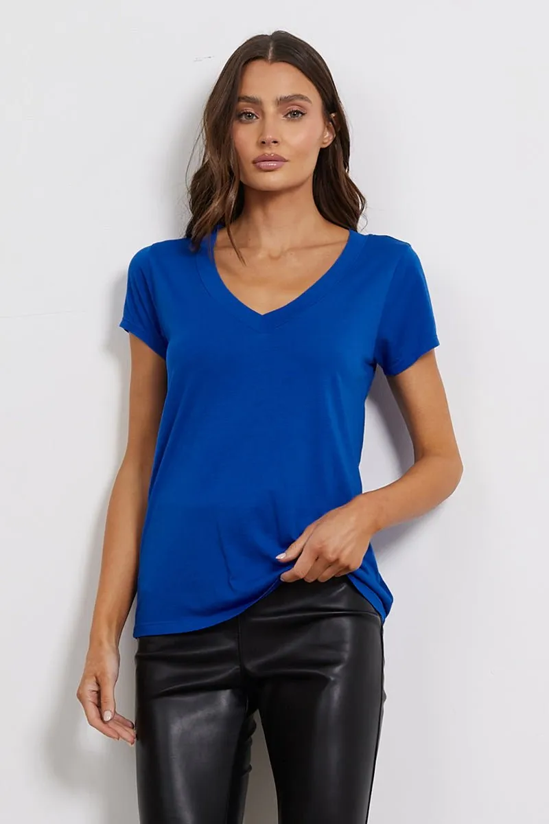 LOW V NECK BOYFRIEND TEE sold by LAmade product image thumbnail 2