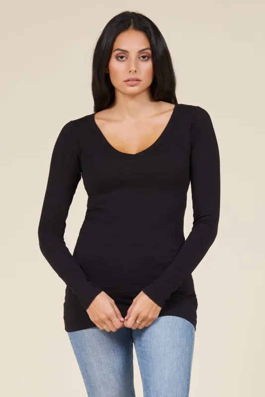 LONG SLEEVE V NECK made by LAmade