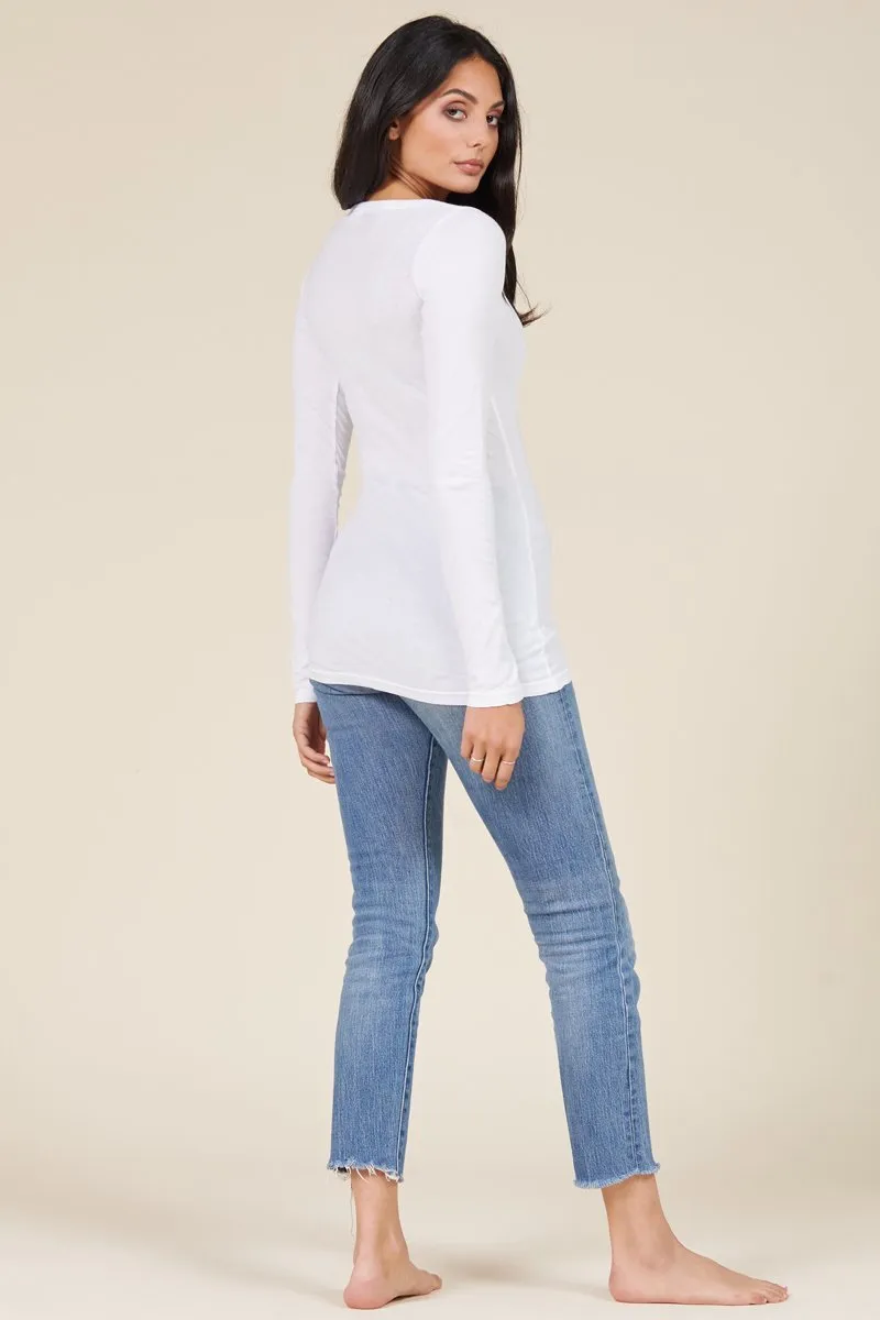 LONG SLEEVE V NECK sold by LAmade product image thumbnail 5