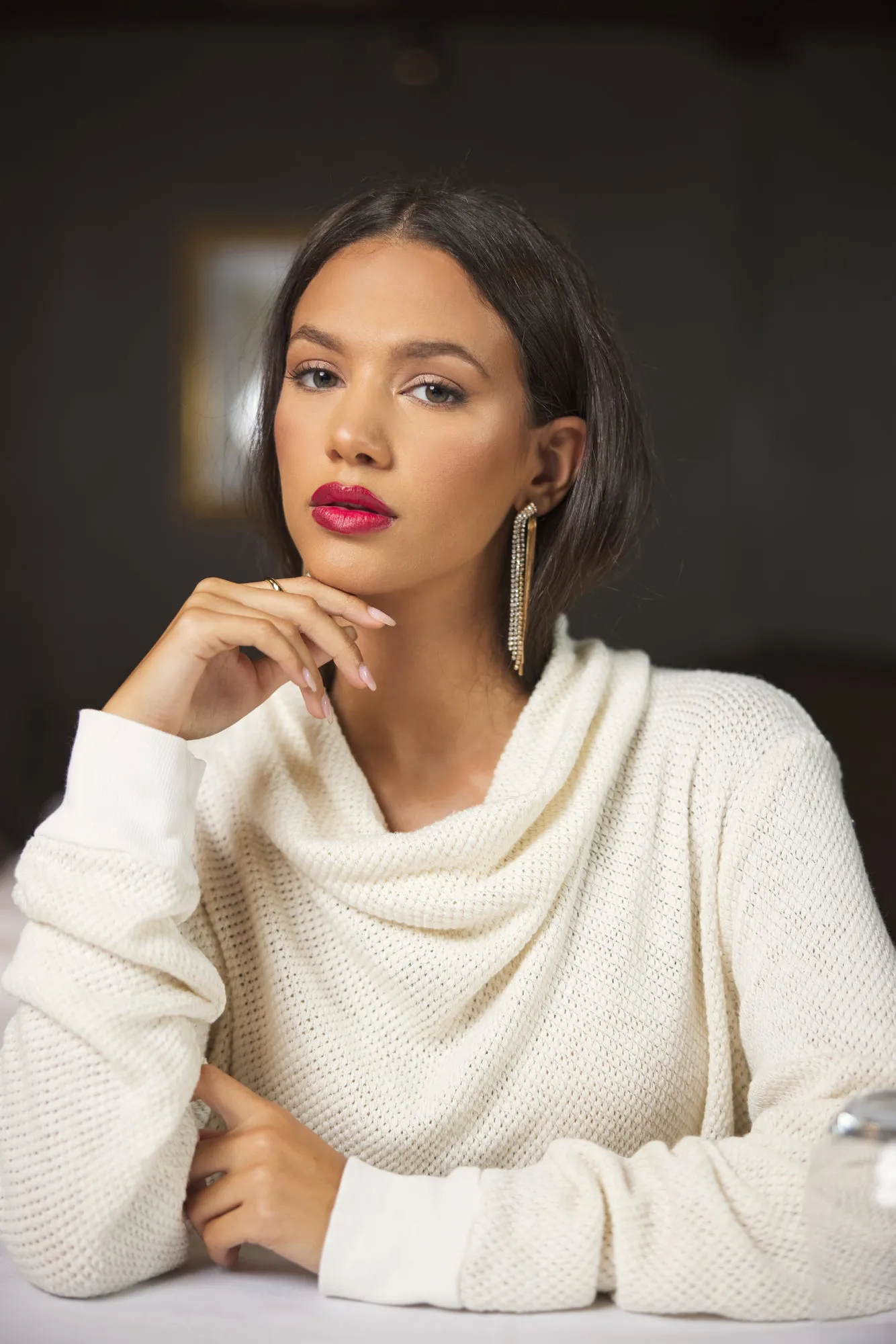 QUINLEY COWL NECK TOP - FINAL SALE sold by LAmade product image thumbnail 2