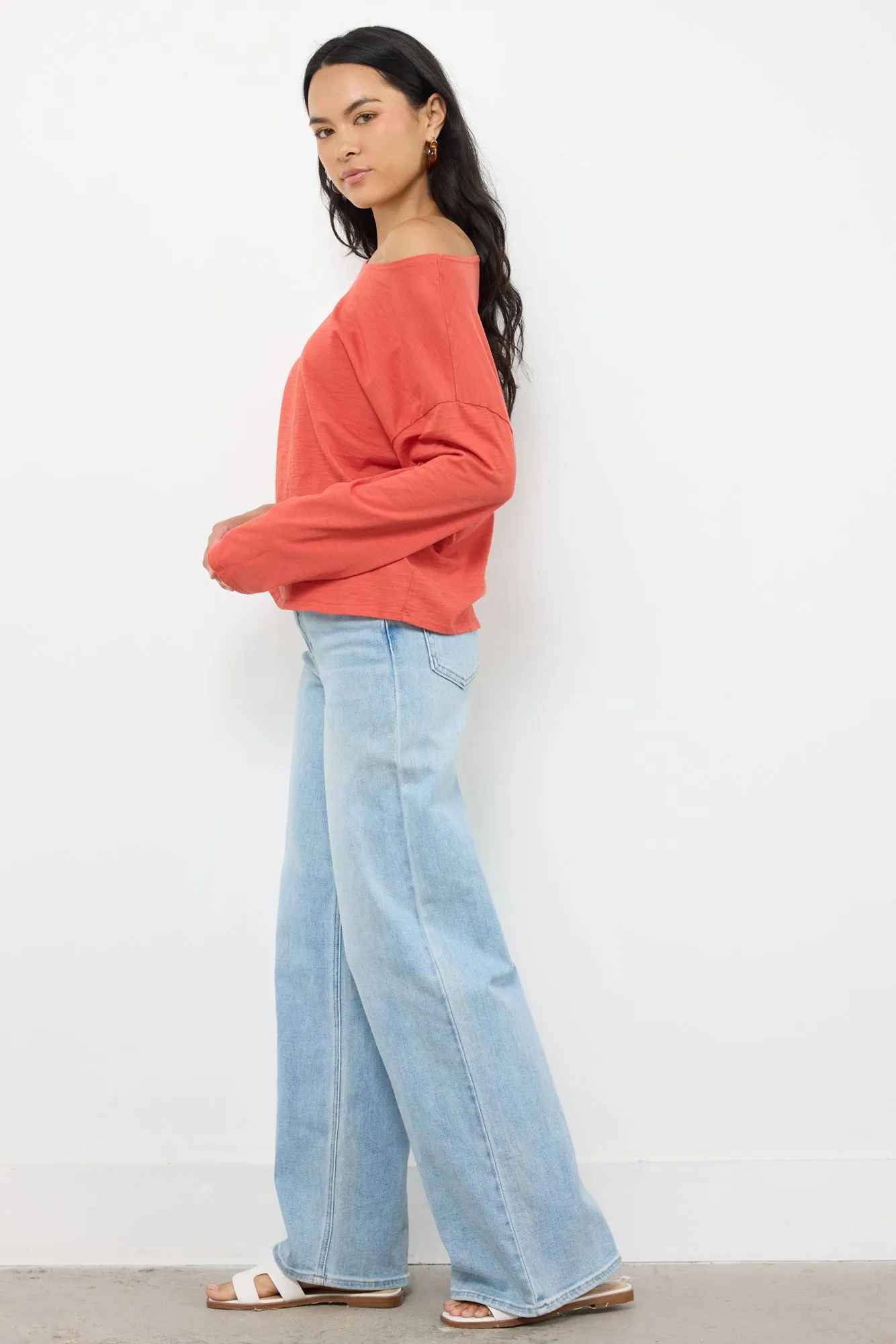 MARLOW HEAVY SLUB LONG SLEEVE sold by LAmade product image thumbnail 3