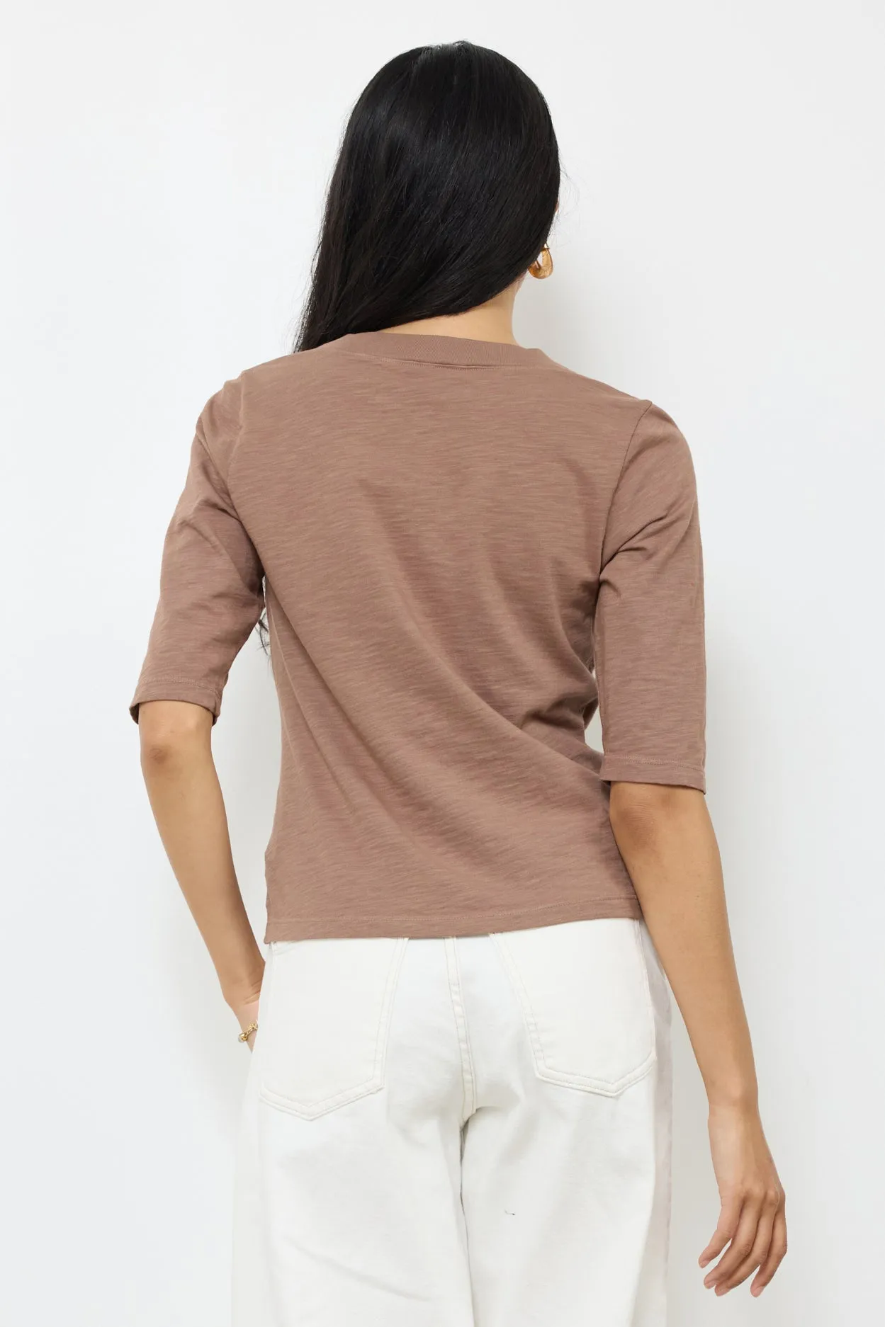 HEAVY SLUB 3/4 SLEEVE TEE sold by LAmade product image thumbnail 4