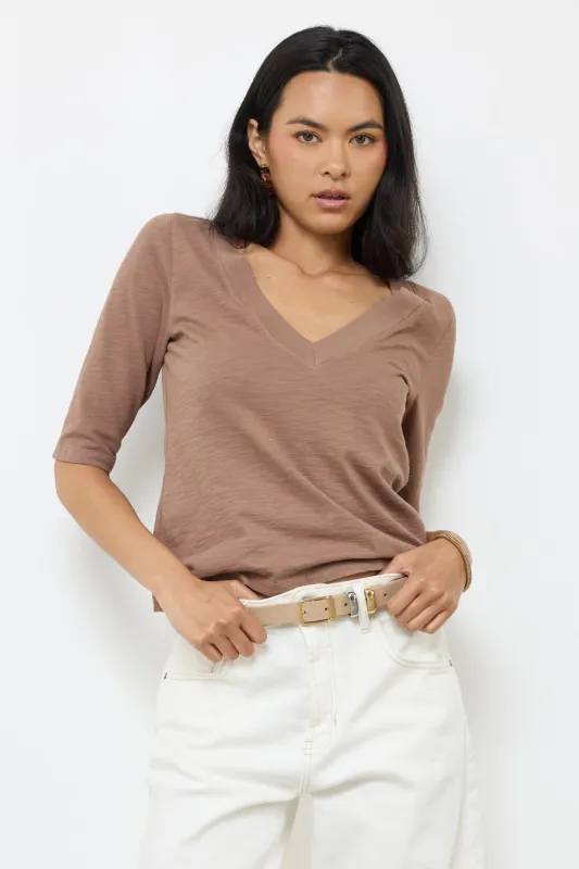 HEAVY SLUB 3/4 SLEEVE TEE sold by LAmade