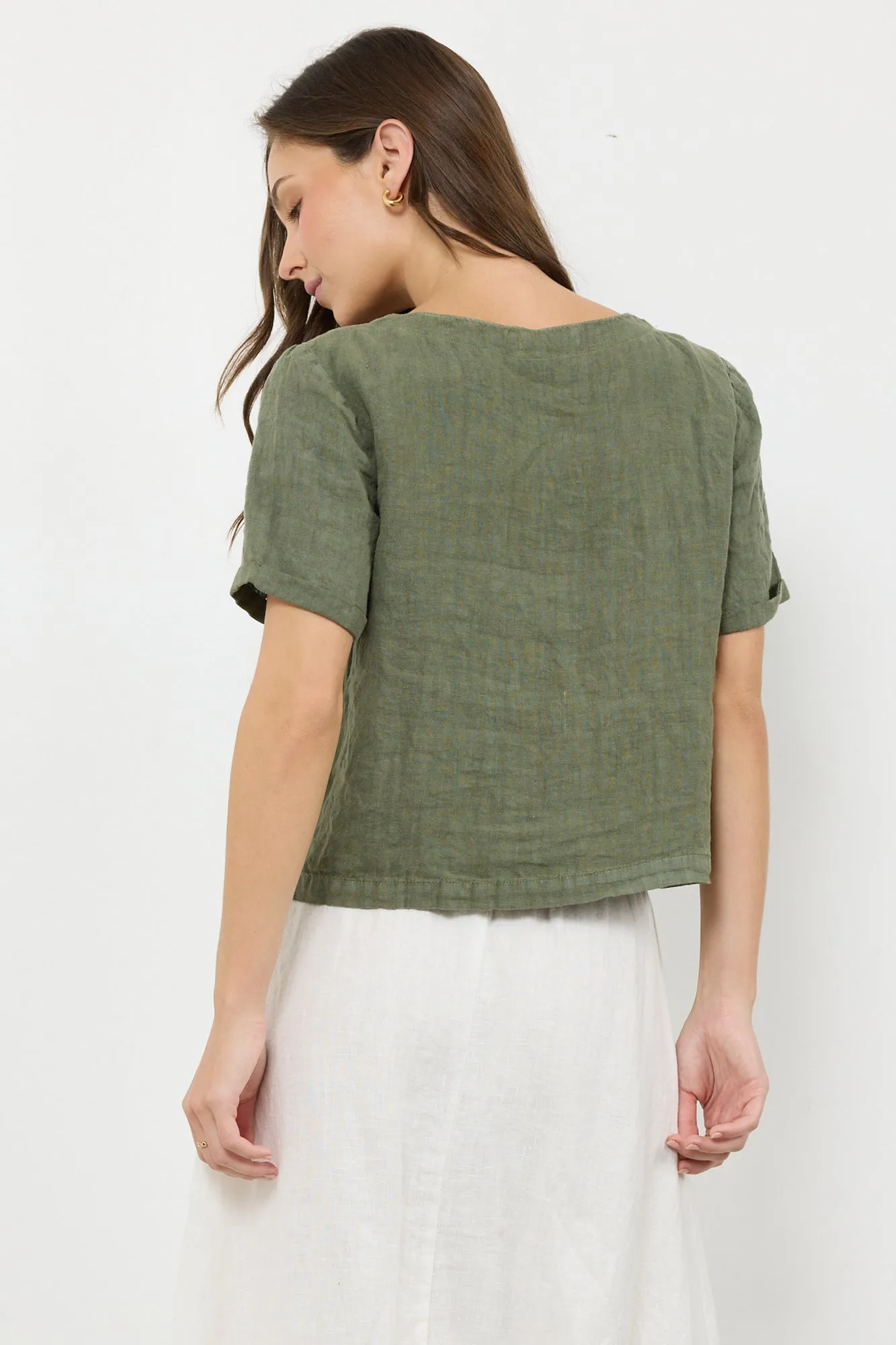 CITY LINEN TOP sold by LAmade product image thumbnail 4