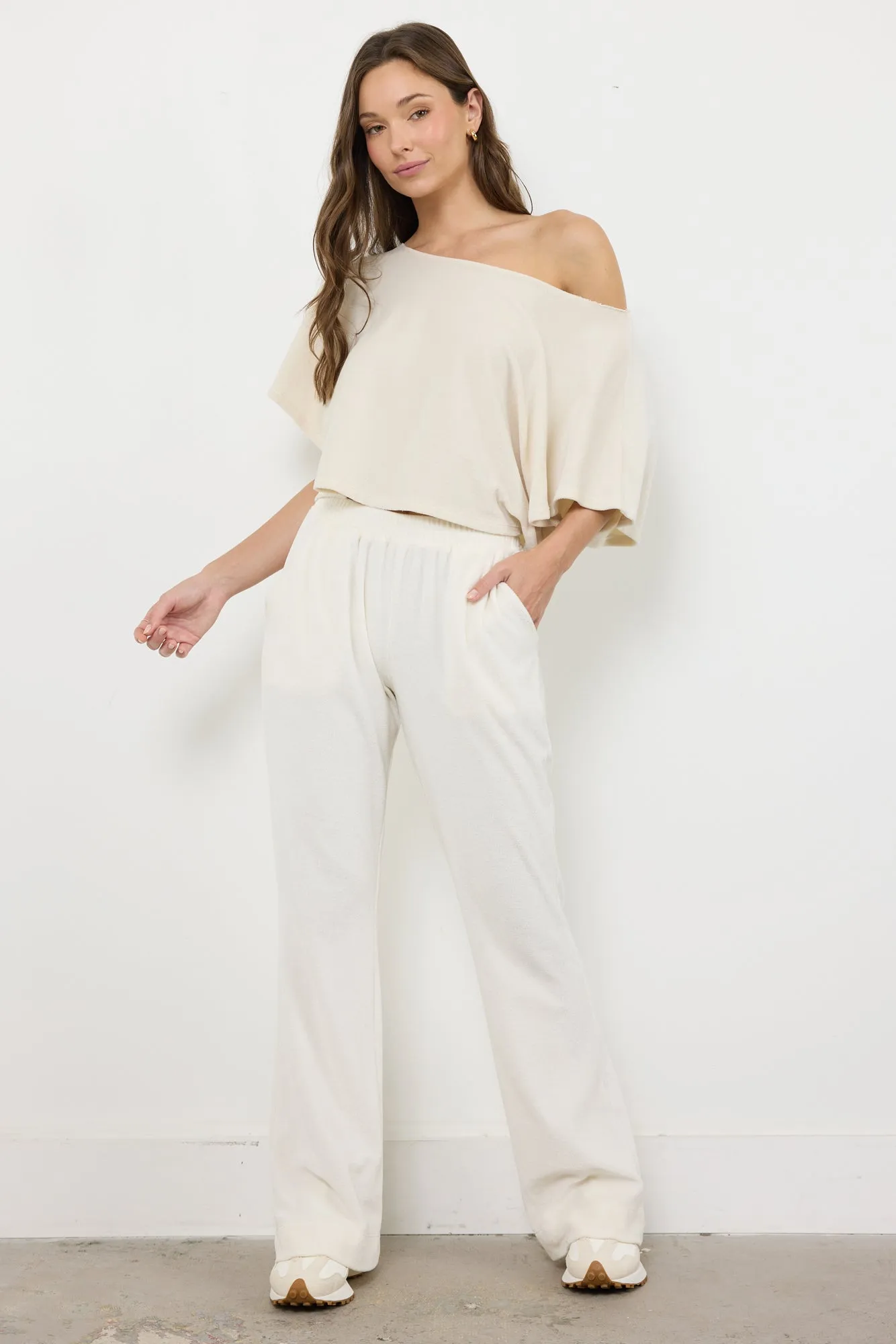 LARK OFF SHOULDER VELOUR TOP sold by LAmade product image thumbnail 2