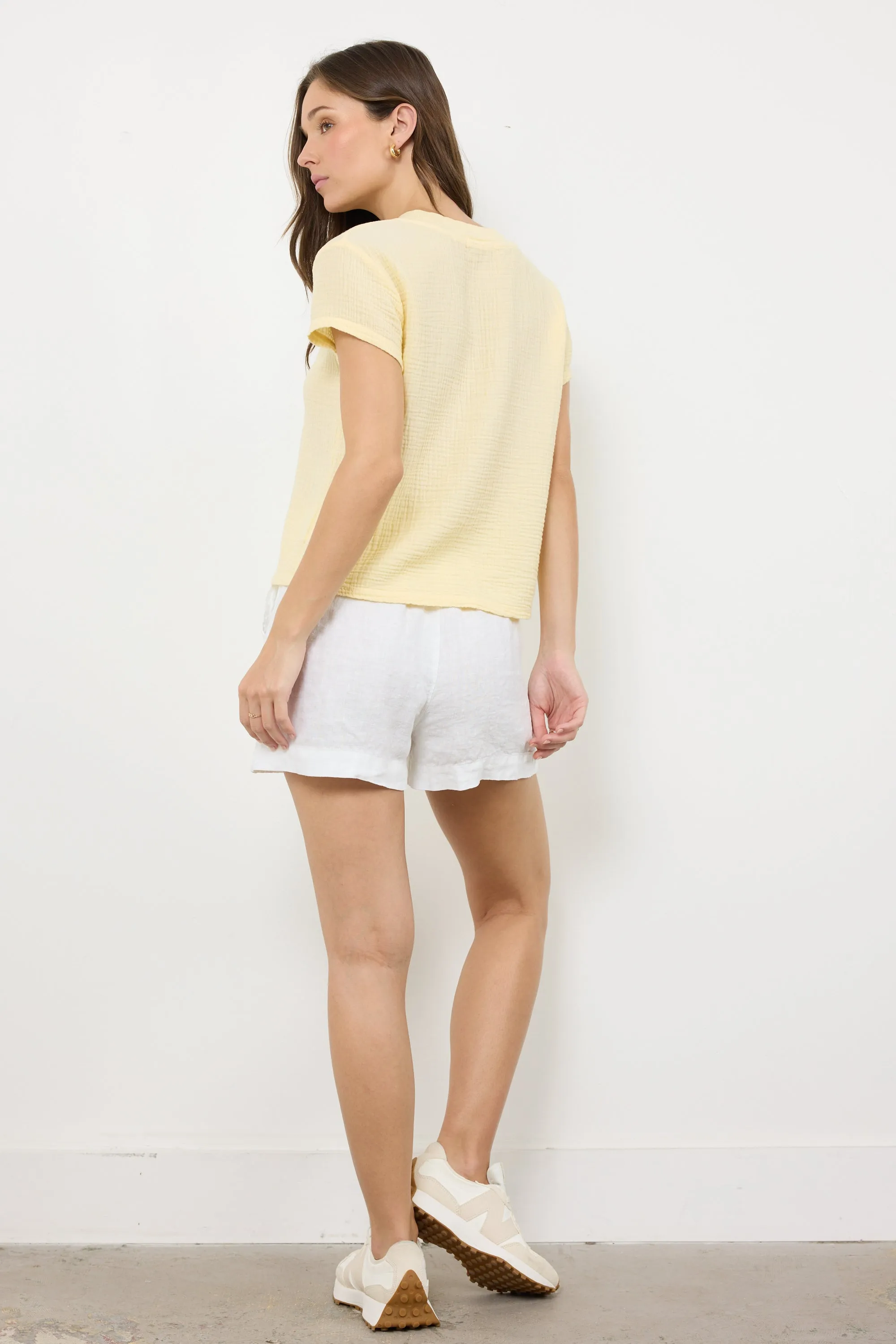 SURI DEEP V GAUZE TEE sold by LAmade product image thumbnail 4