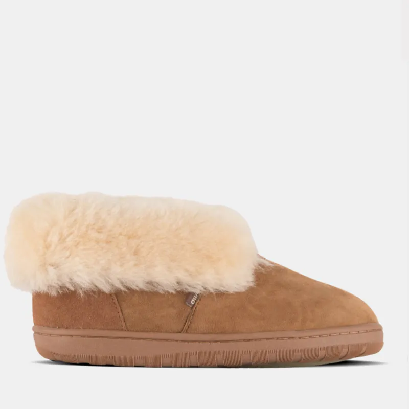 Ladies Doubleface Sheepskin Bootie sold by Lamo