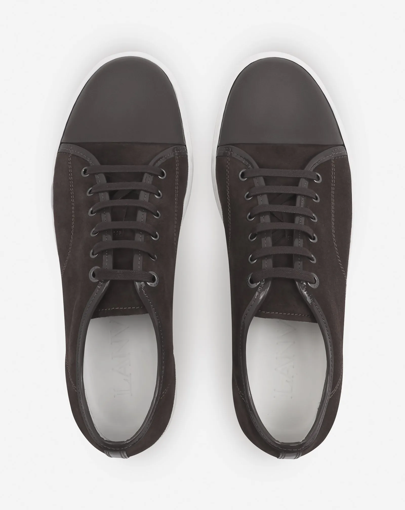 DBB1 LEATHER AND SUEDE SNEAKERS sold by Lanvin product image thumbnail 3