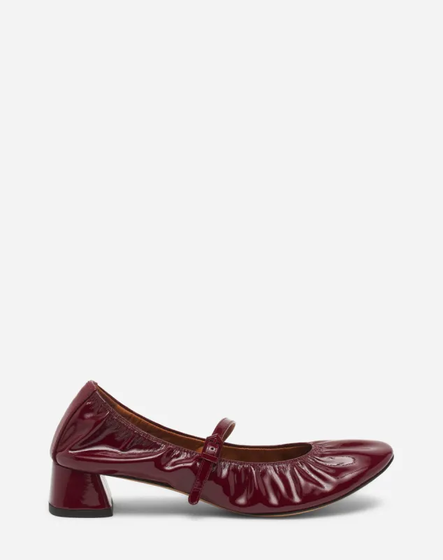 HEELED MARY JANE IN GLOSSY LEATHER sold by Lanvin
