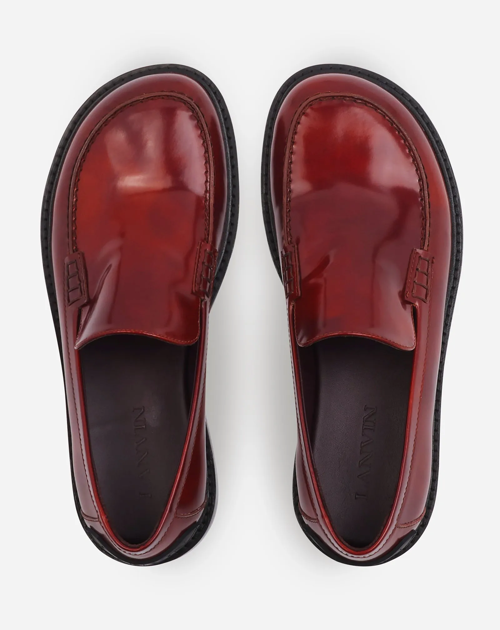 SPINTO LOAFERS IN SMOOTH LEATHER sold by Lanvin product image thumbnail 3