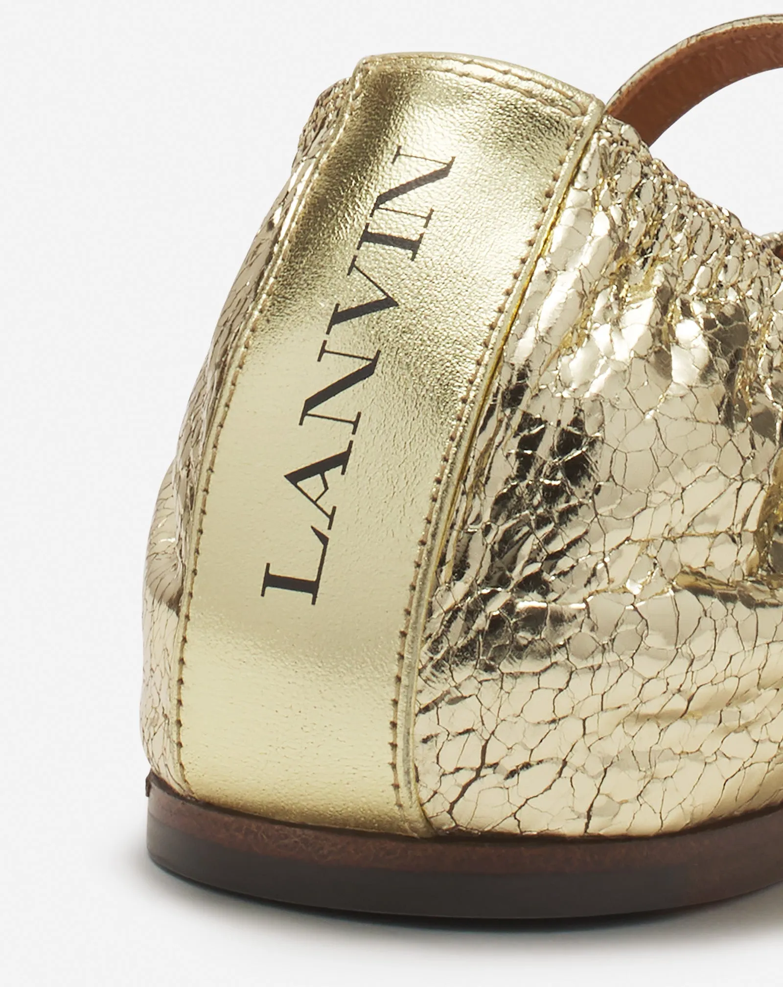 MARY JANE IN CRACKLED METALLIC LEATHER sold by Lanvin product image thumbnail 5