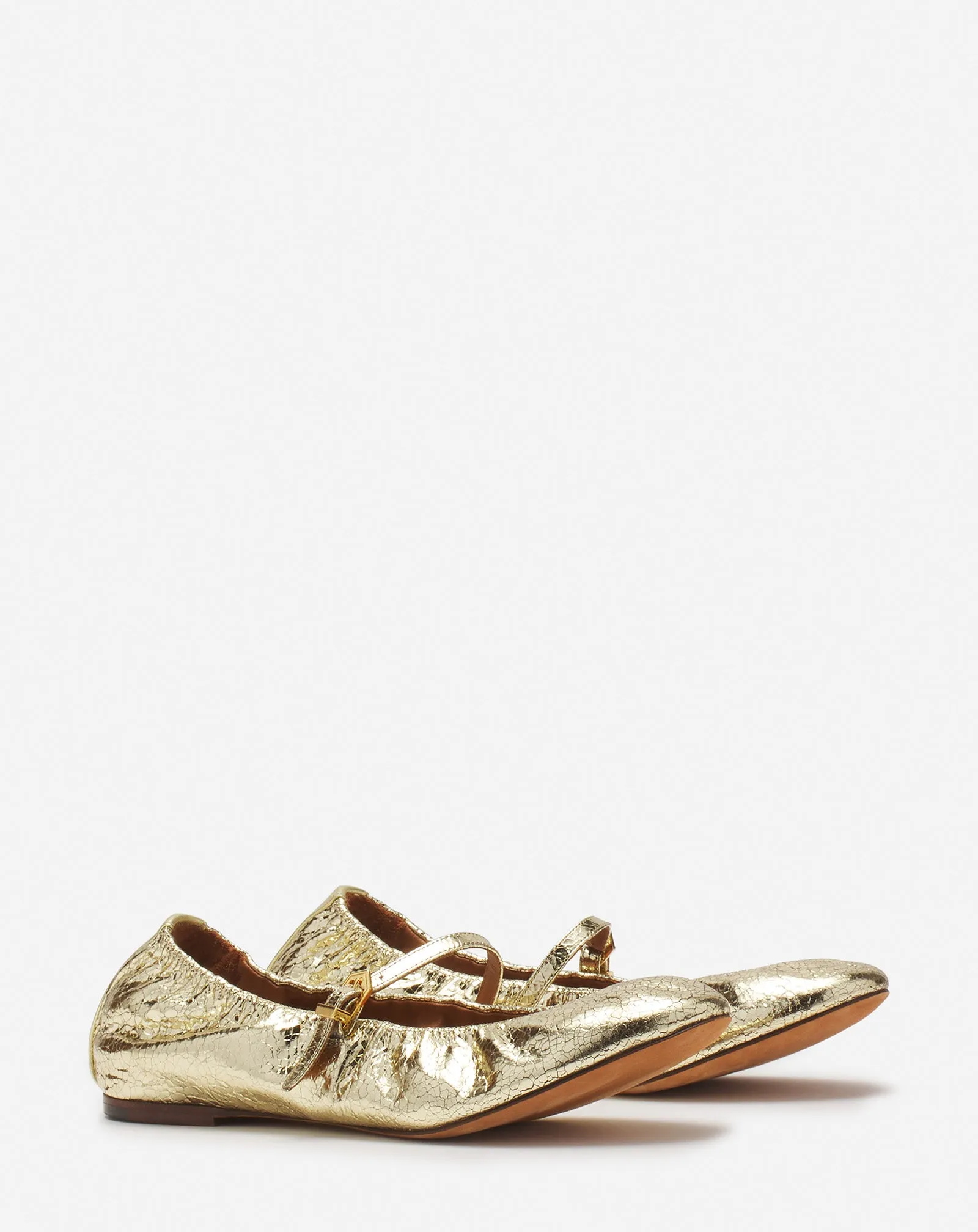 MARY JANE IN CRACKLED METALLIC LEATHER sold by Lanvin product image thumbnail 2