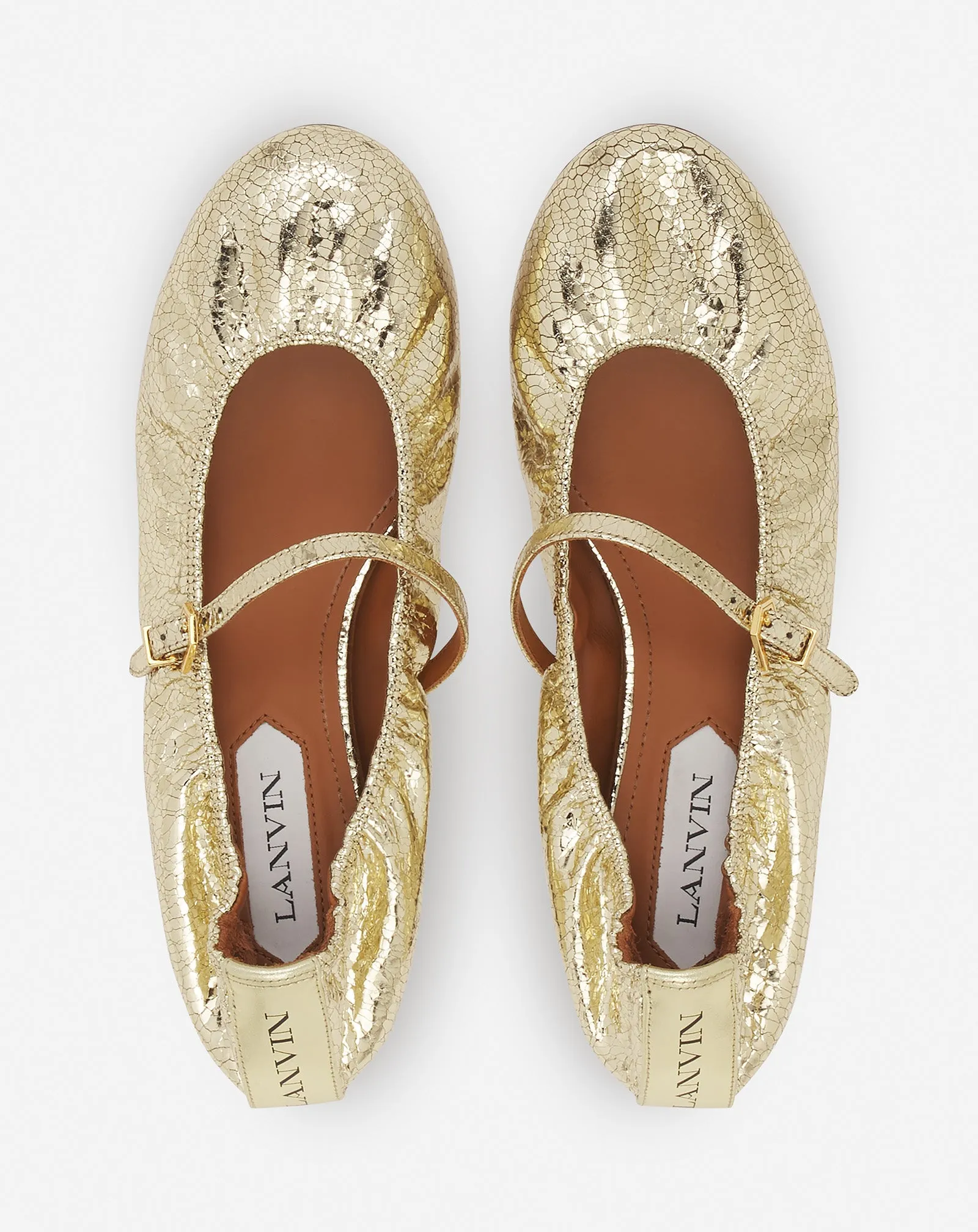 MARY JANE IN CRACKLED METALLIC LEATHER sold by Lanvin product image thumbnail 3