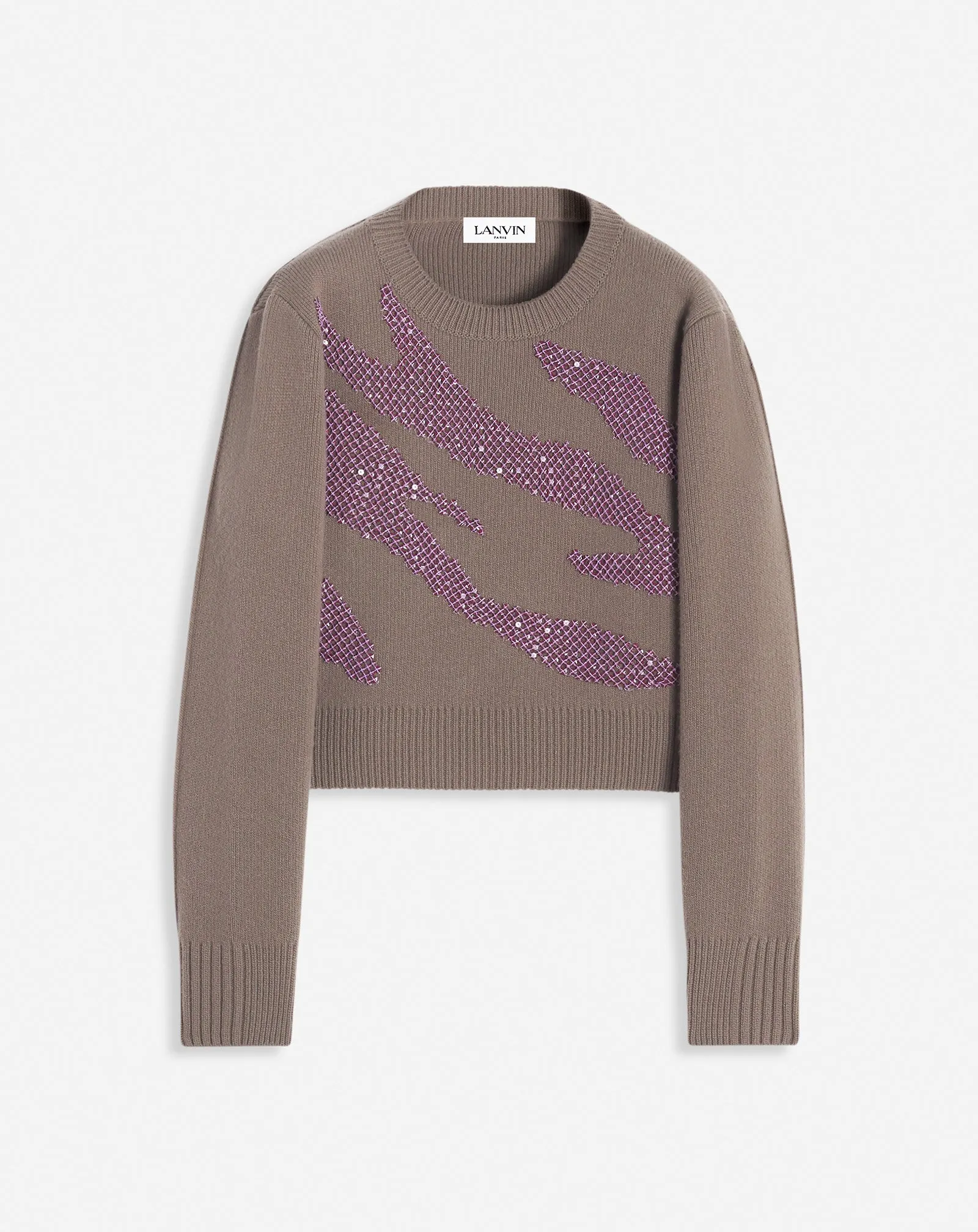 EMBROIDERED KNIT SWEATER sold by Lanvin