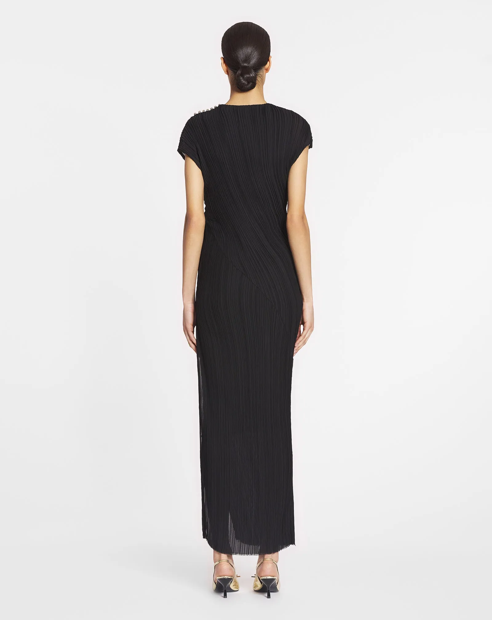 ASYMMETRICAL PLEATED DRESS sold by Lanvin product image thumbnail 4
