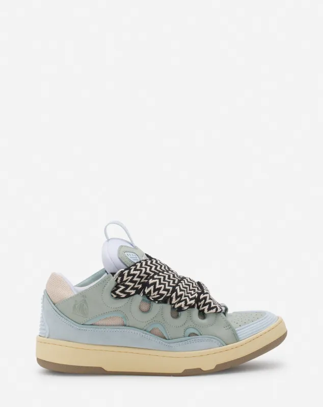 LEATHER CURB SNEAKERS sold by Lanvin