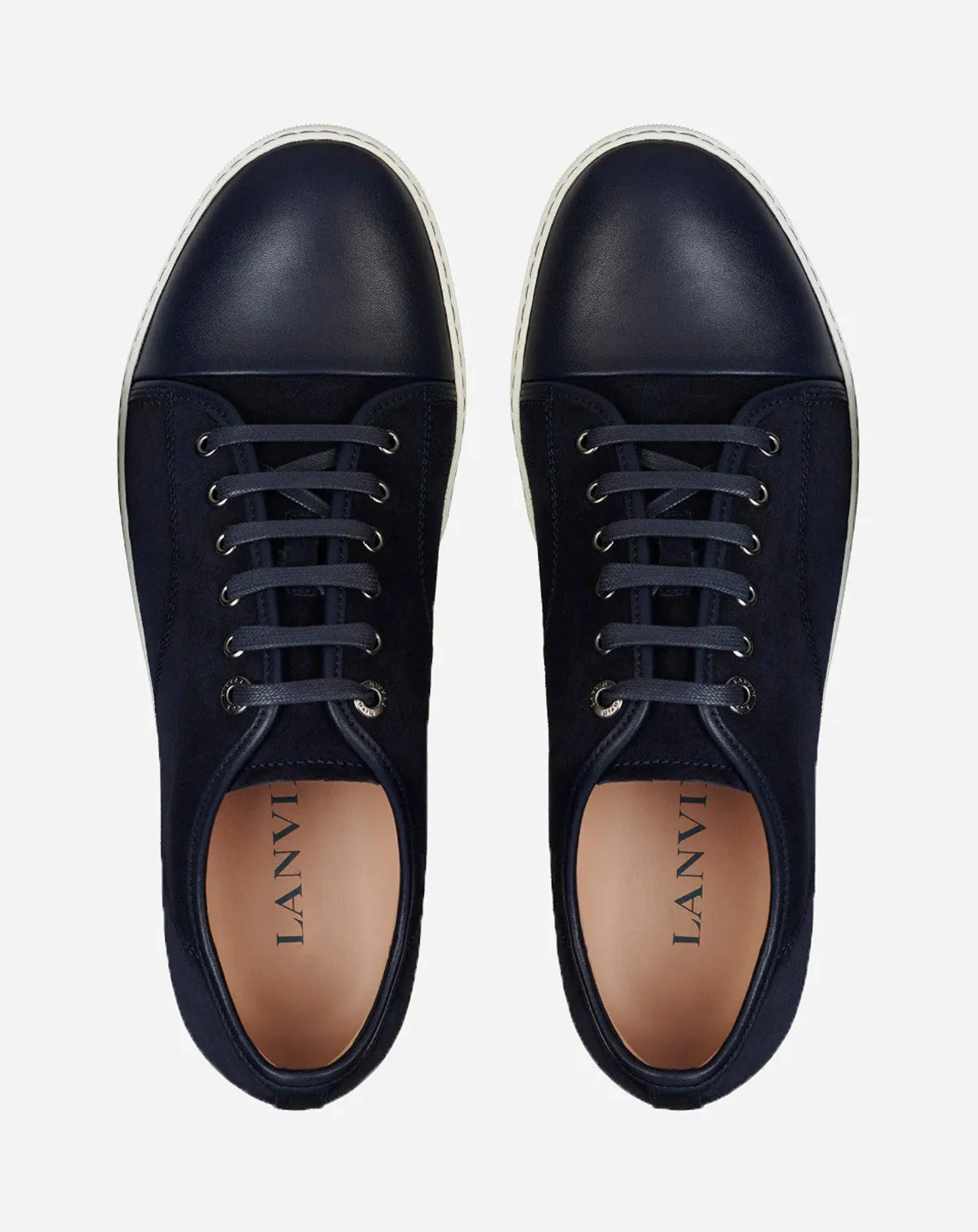 DBB1 LEATHER AND SUEDE SNEAKERS sold by Lanvin product image thumbnail 3