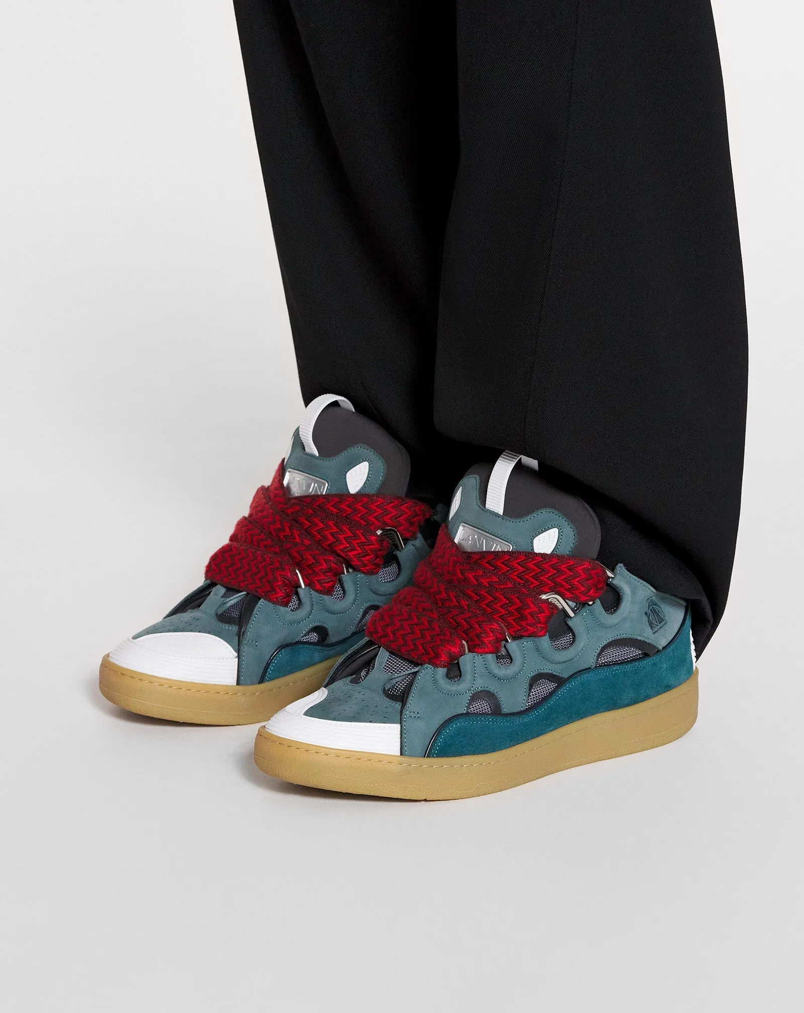 LEATHER CURB SNEAKERS sold by Lanvin product image thumbnail 5