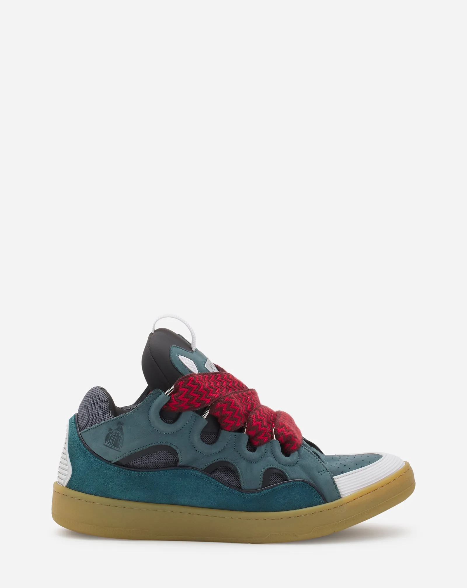 LEATHER CURB SNEAKERS sold by Lanvin