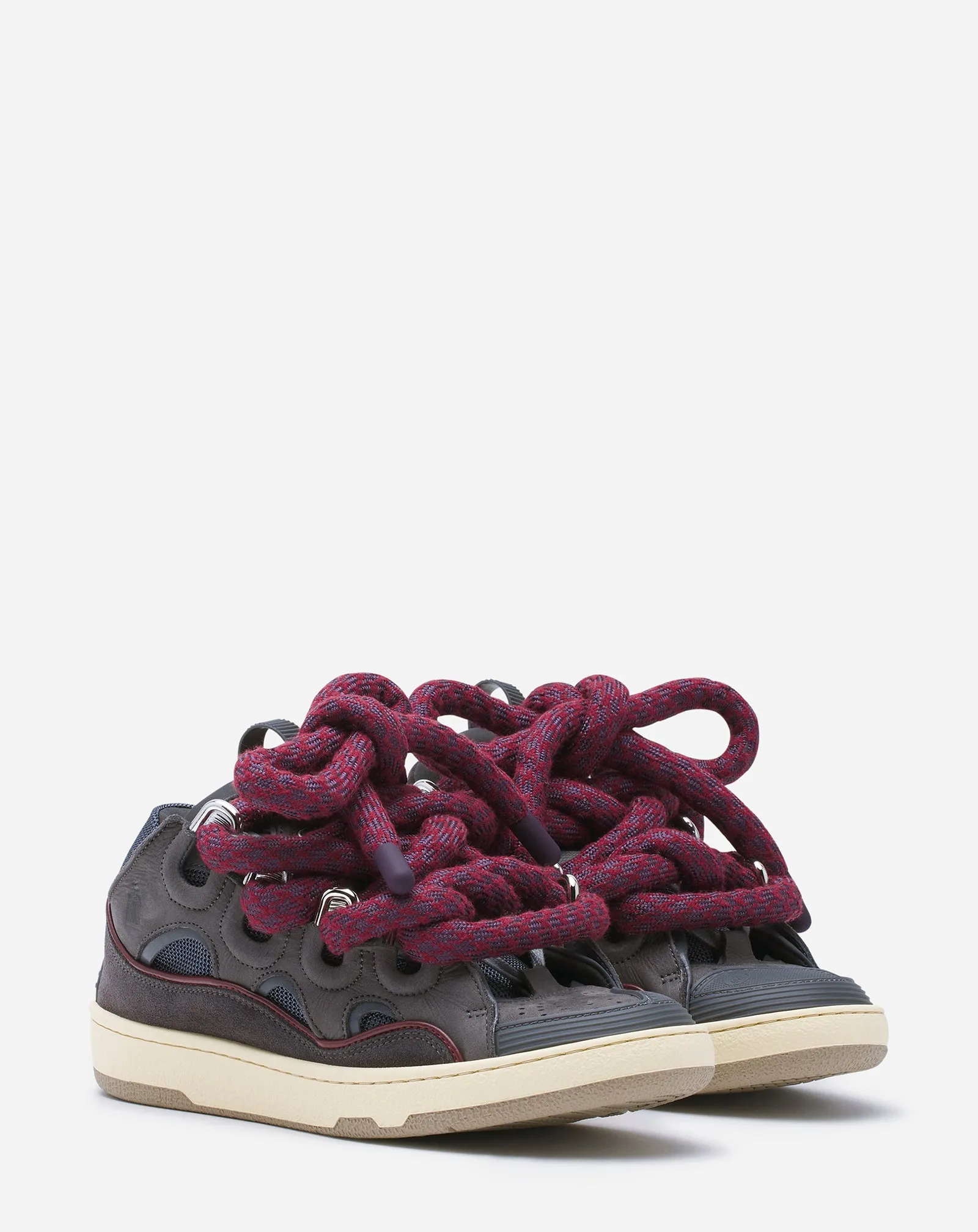 CURB SNEAKERS IN LEATHER WITH SNAKE LACES sold by Lanvin product image thumbnail 2