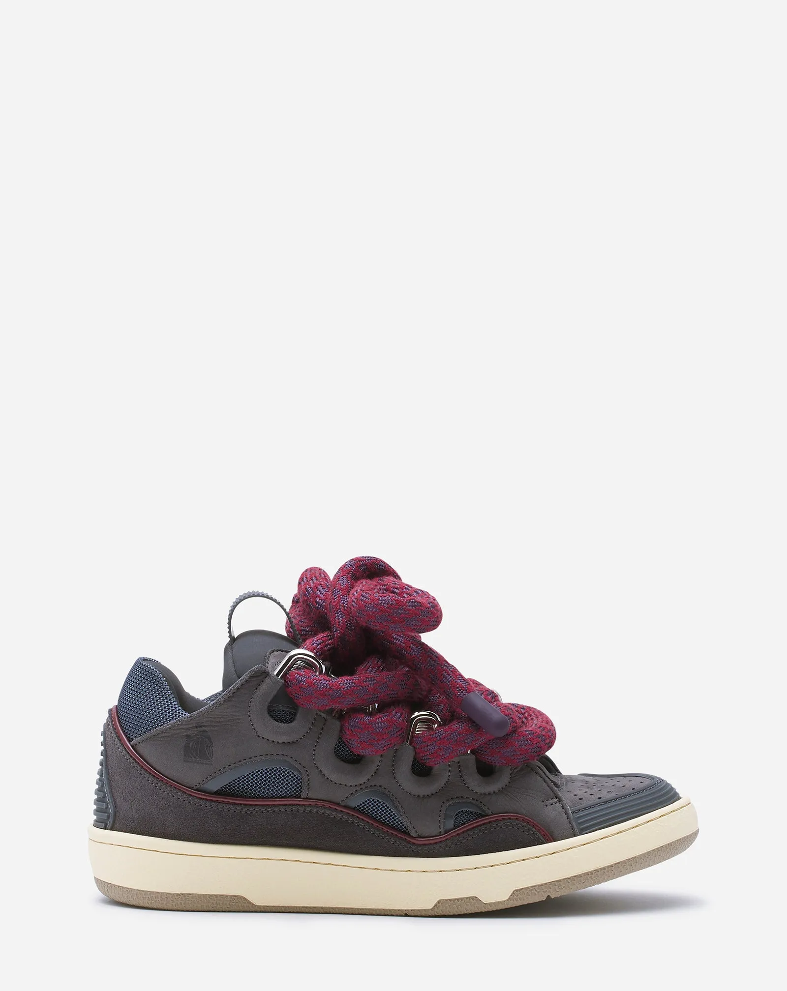 CURB SNEAKERS IN LEATHER WITH SNAKE LACES sold by Lanvin