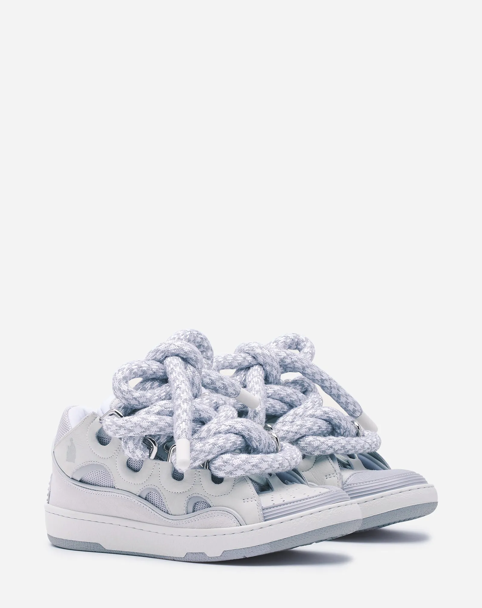 CURB SNEAKERS IN LEATHER WITH SNAKE LACES sold by Lanvin product image thumbnail 2