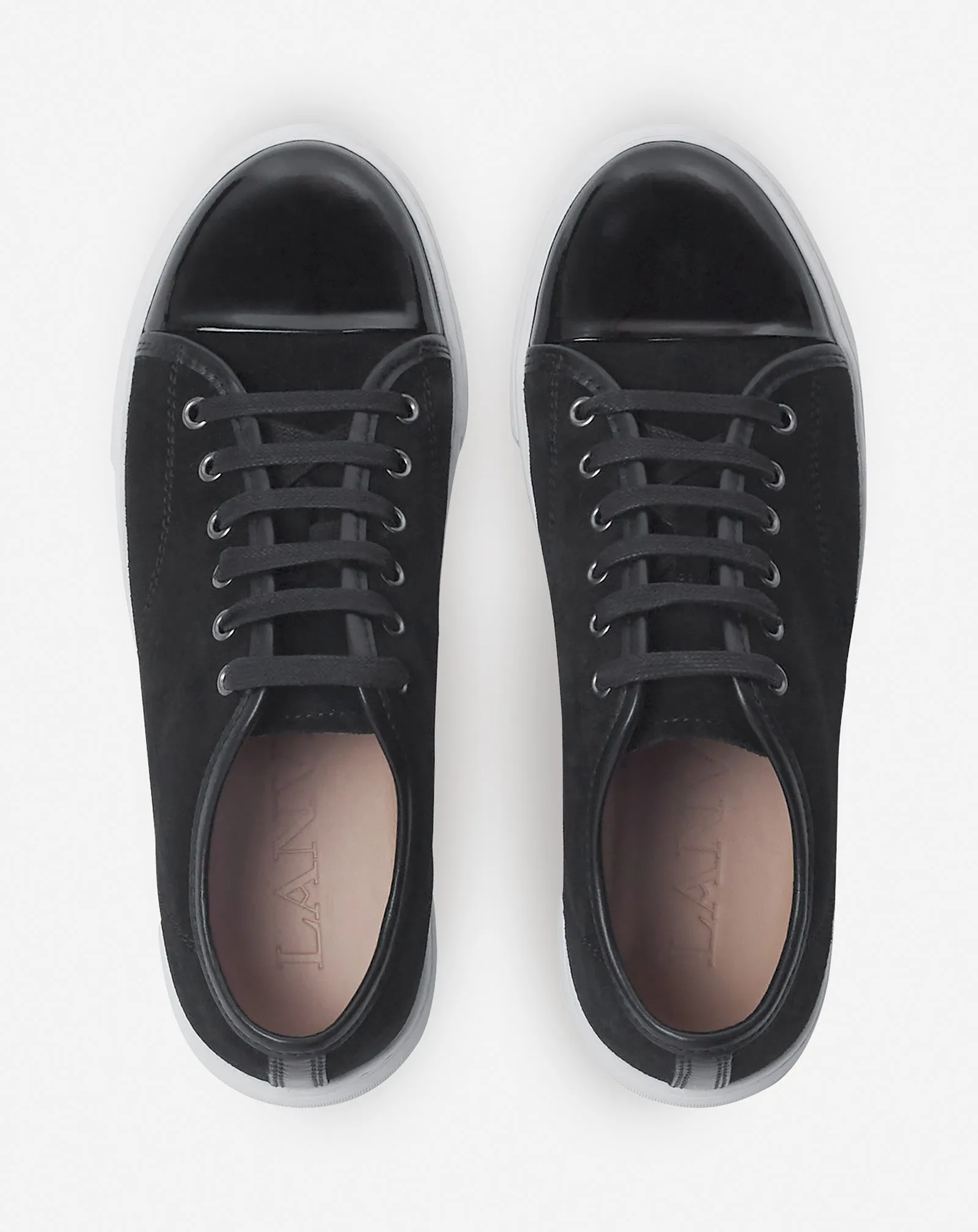 DBB1 SNEAKERS IN SUEDE AND PATENT LEATHER sold by Lanvin product image thumbnail 3