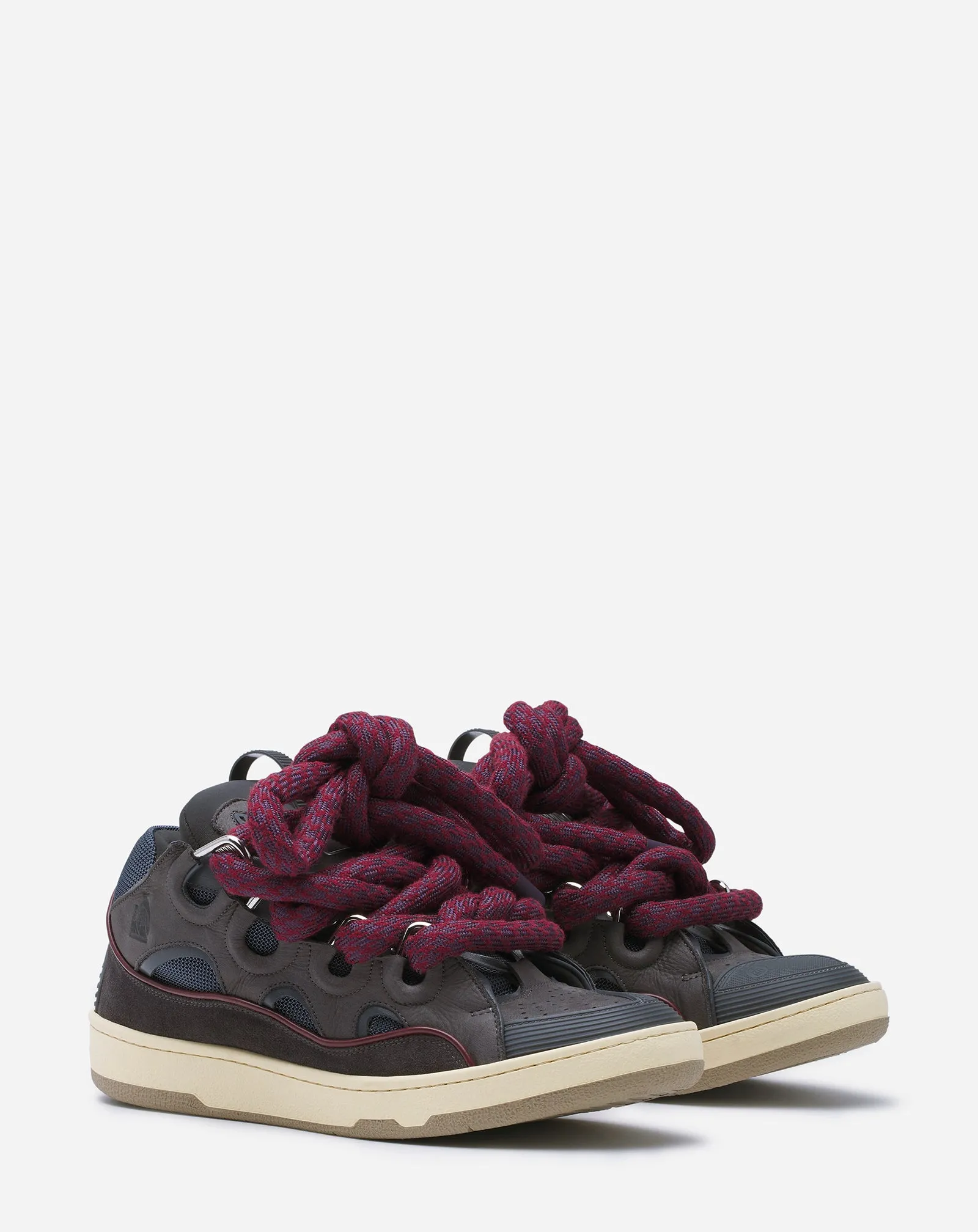 CURB SNEAKERS IN LEATHER WITH SNAKE LACES sold by Lanvin product image thumbnail 2