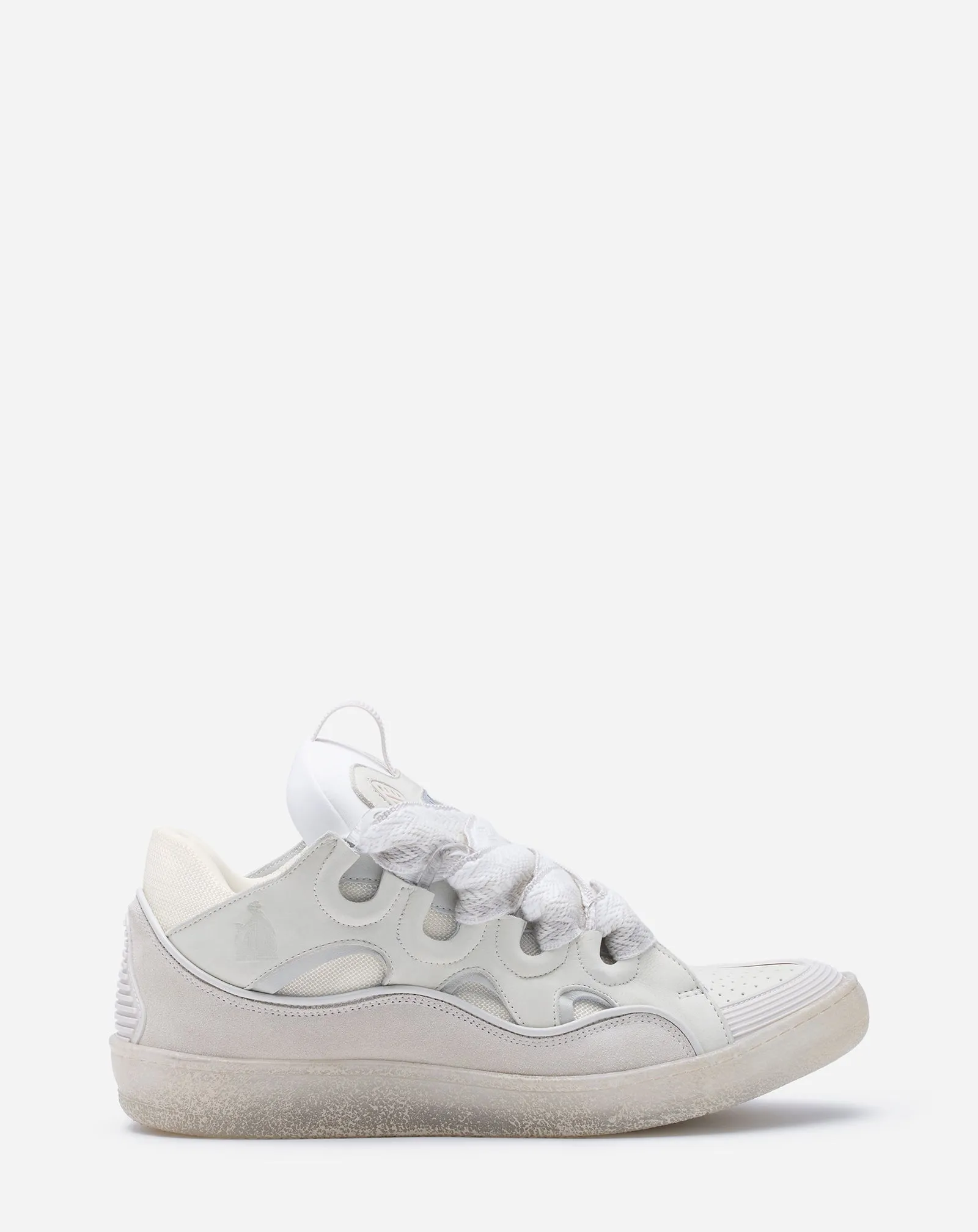 LEATHER CURB SNEAKERS sold by Lanvin