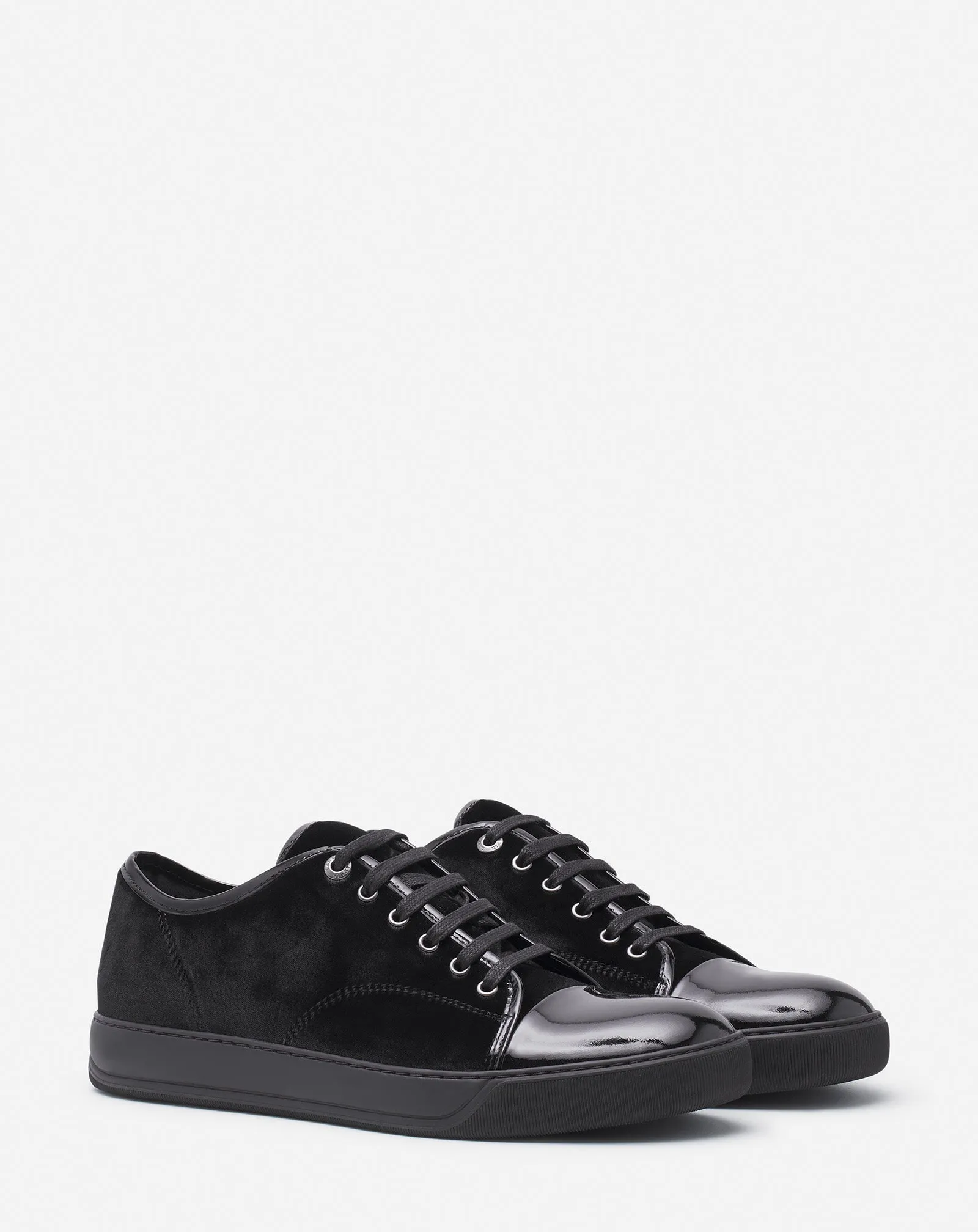 DBB1 SNEAKERS IN VELVET AND PATENT LEATHER sold by Lanvin product image thumbnail 2