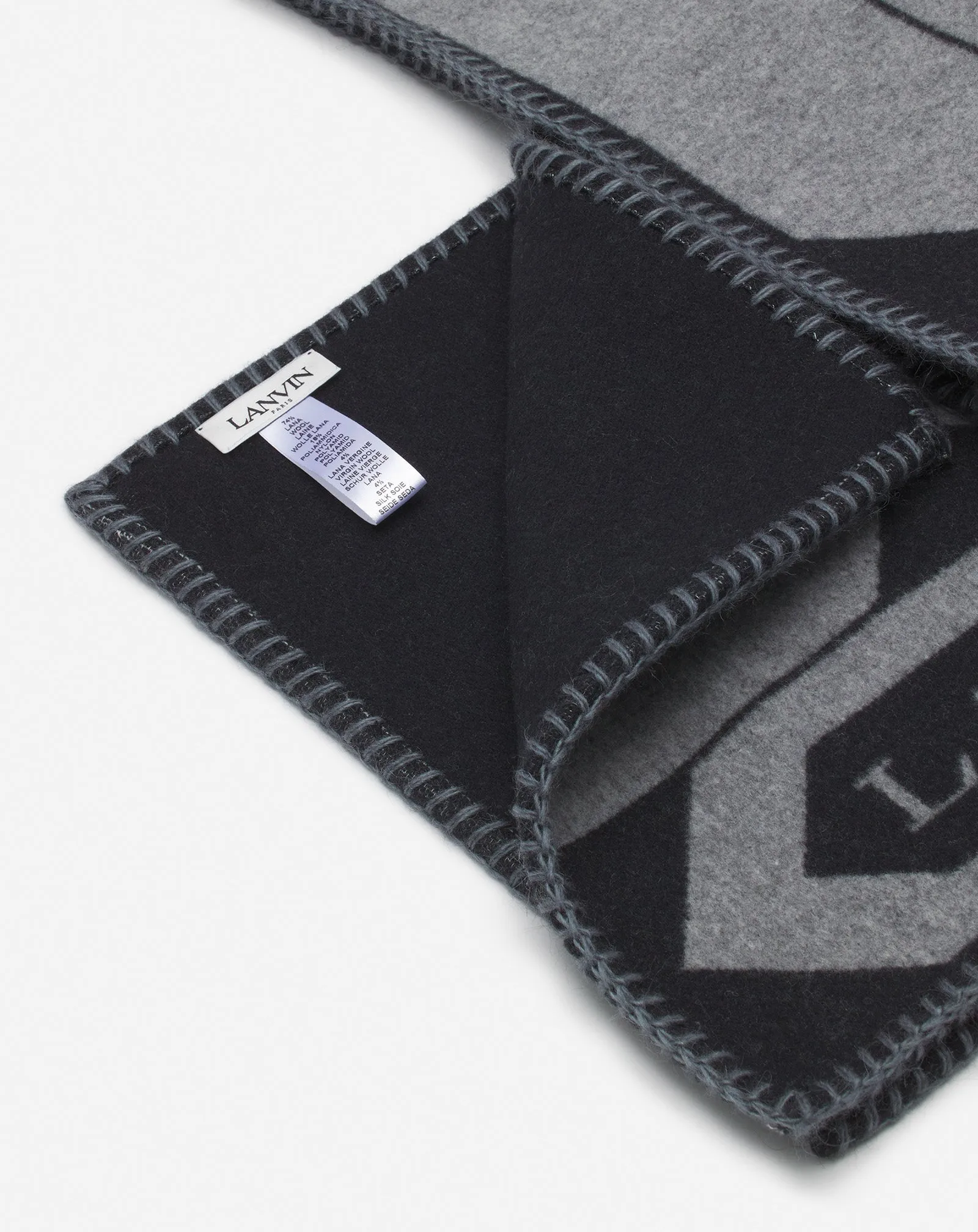 LANVIN LABEL SCARF IN WOOL sold by Lanvin product image thumbnail 5