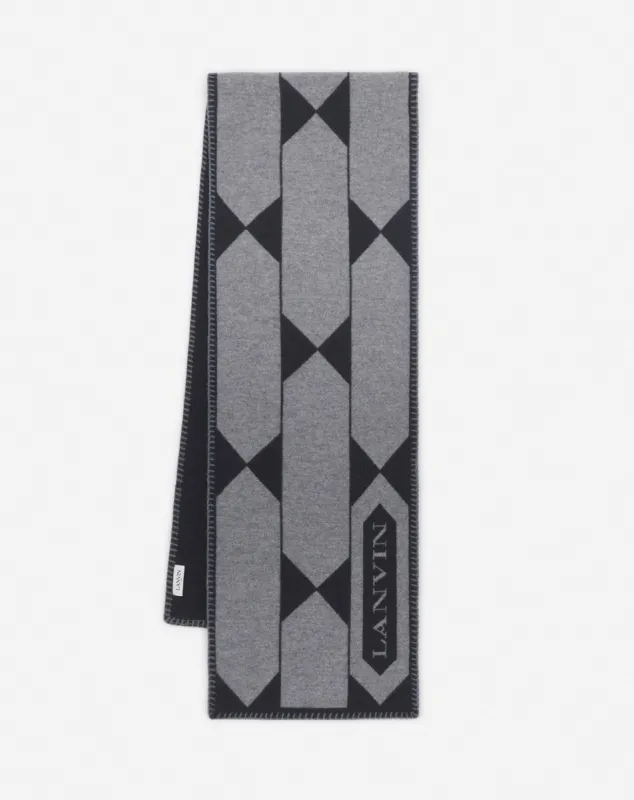 LANVIN LABEL SCARF IN WOOL sold by Lanvin