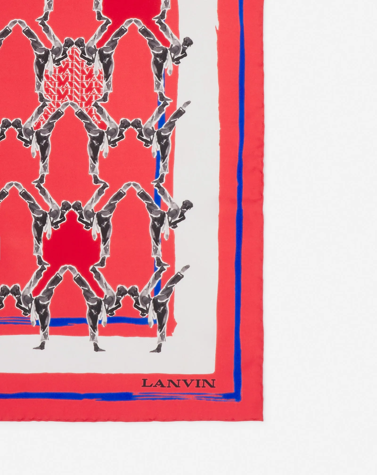 SILK SCARF WITH A SPORTS PRINT sold by Lanvin product image thumbnail 2