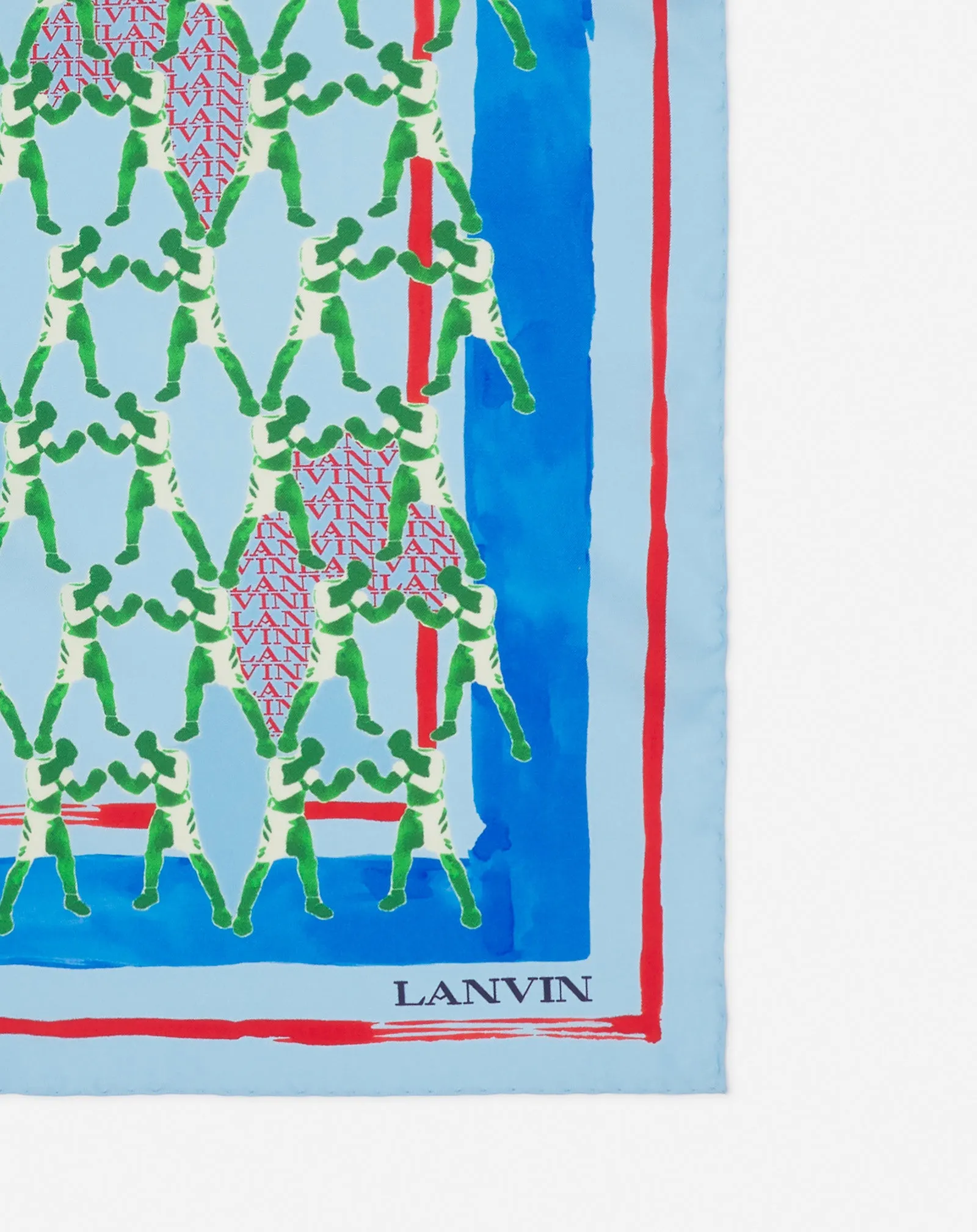 SILK SCARF WITH A SPORTS PRINT sold by Lanvin product image thumbnail 2