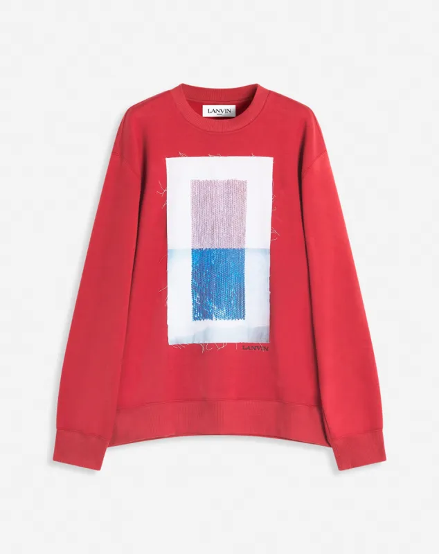 SWEATSHIRT WITH AN ARCHIVES PRINT sold by Lanvin
