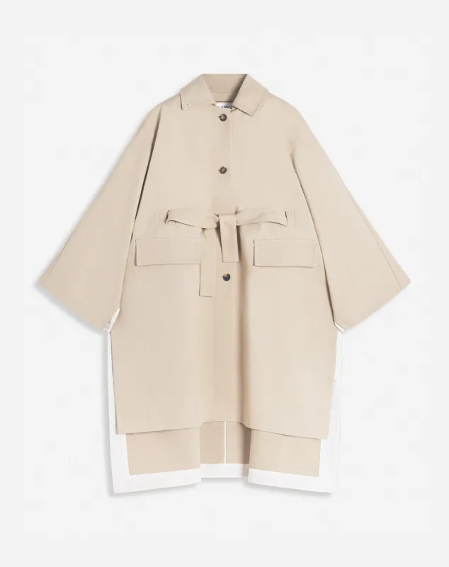 CAPE COAT WITH A COLLAR sold by Lanvin